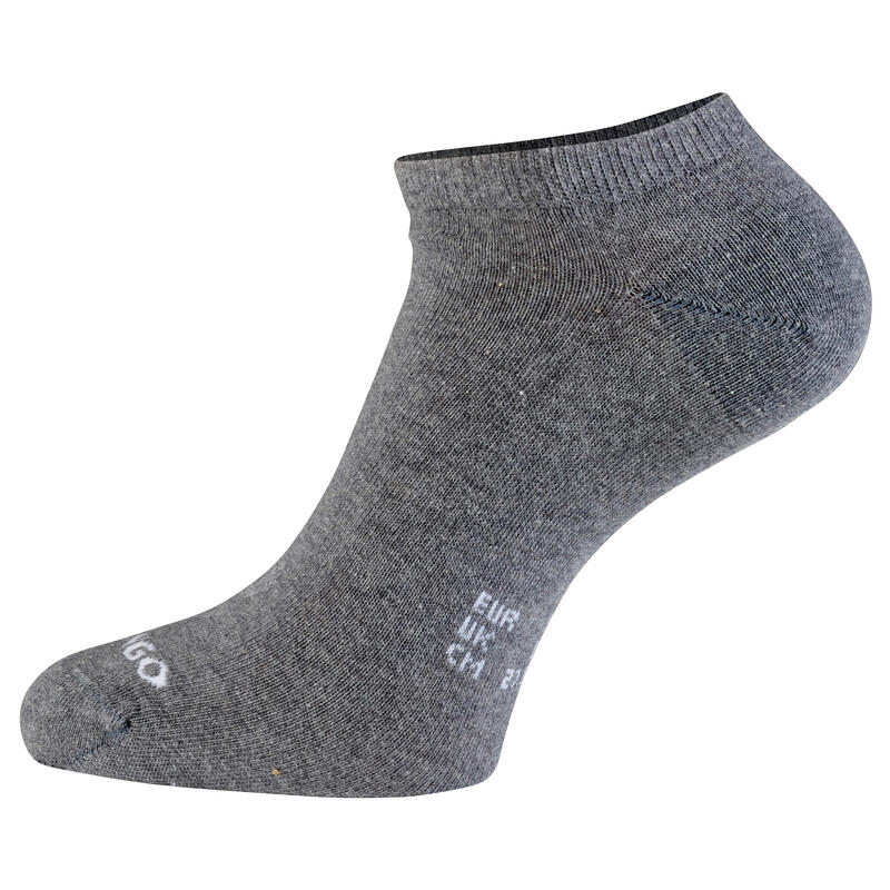 CHAUSSETTES DE SPORT BASSES RS 160 GRIS LOT DE 3