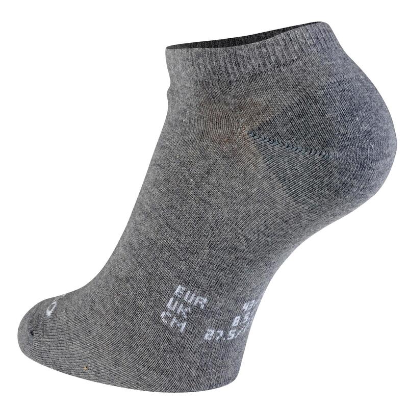 CHAUSSETTES DE SPORT BASSES RS 160 GRIS LOT DE 3