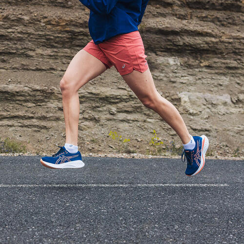 CHAUSSURE DE RUNNING FEMME ASICS - GEL-STRATUS KNIT 4 BLEU ROSE