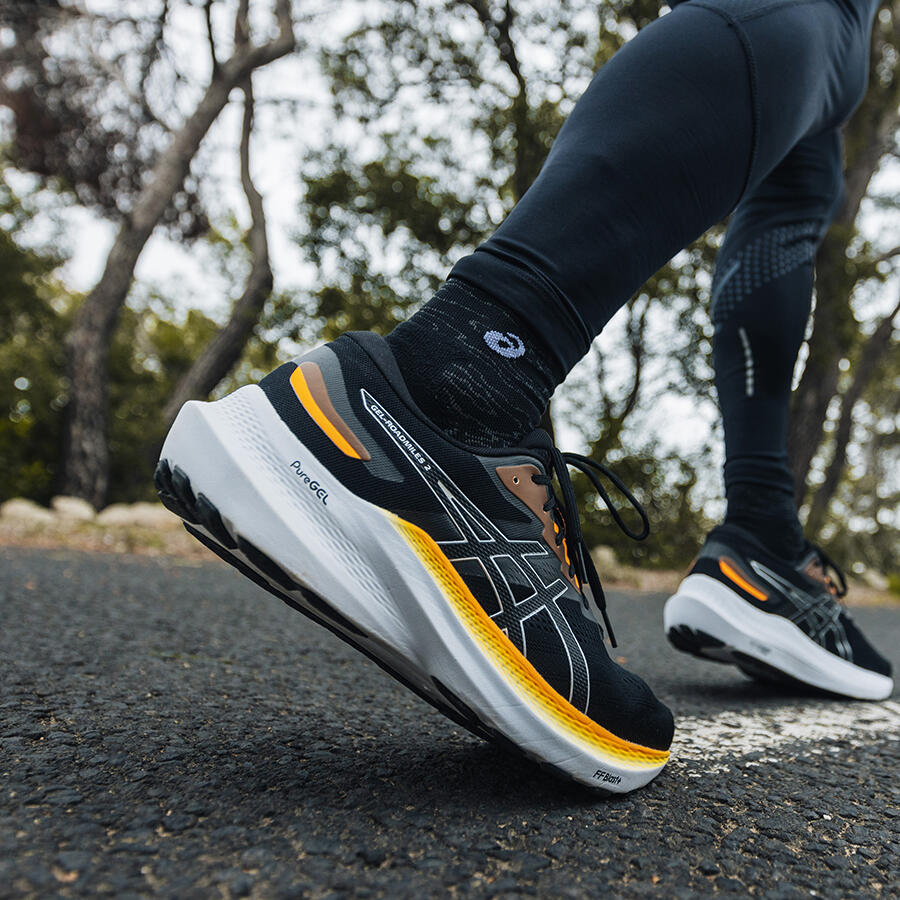 Chaussure Running Asics Gel Nimbus Homme Orange Chaussure De