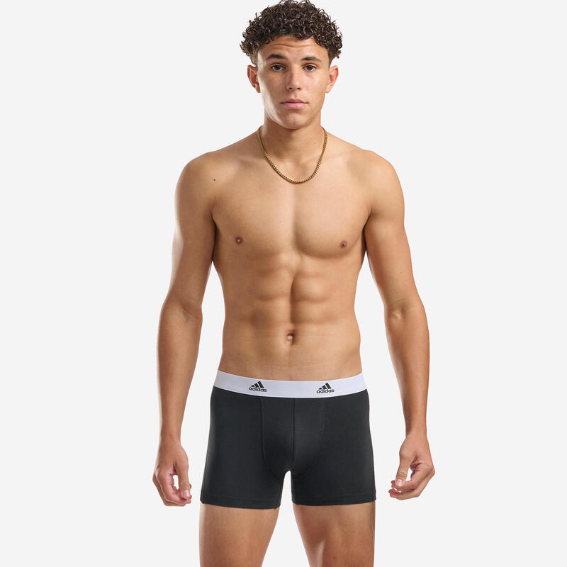 Calzoncillos boxer pack 2 Hombre adidas negro