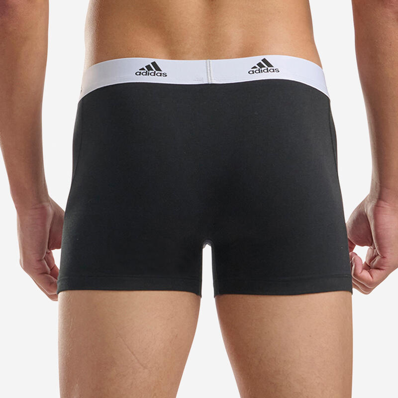 Calzoncillos boxer pack 2 Hombre adidas negro