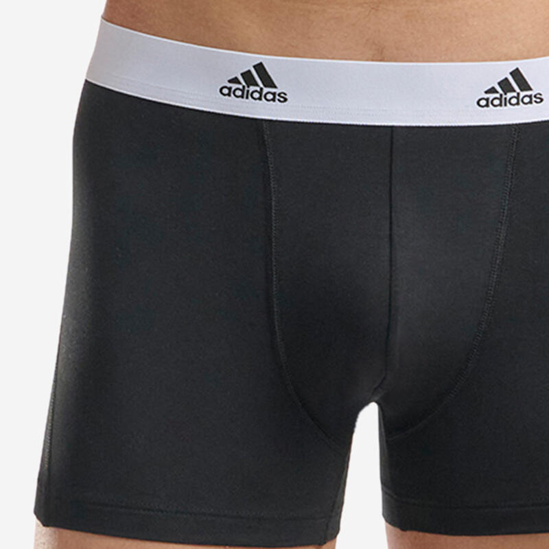 Calzoncillos boxer pack 2 Hombre adidas negro