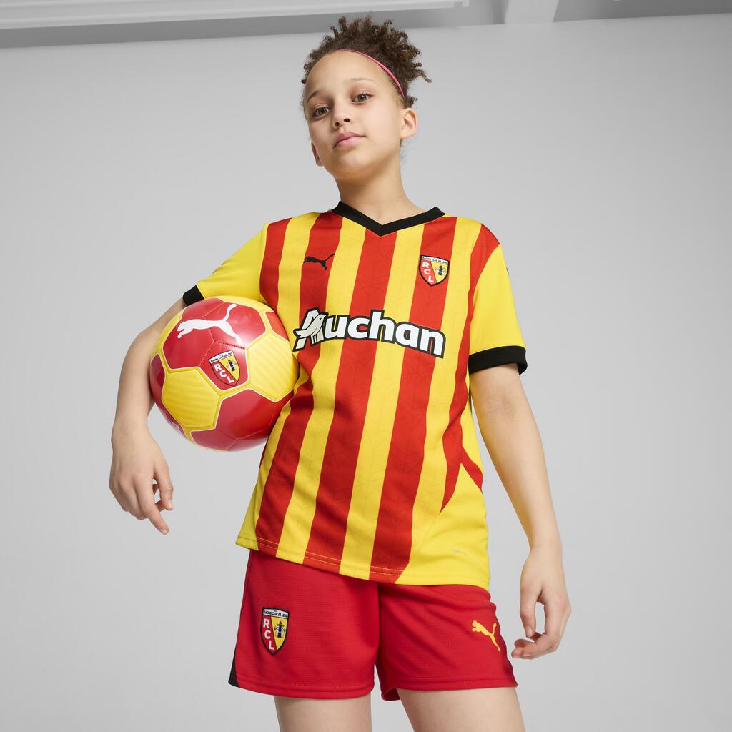 Vaikiški „RC Lens“ rungtynių namų aikštelėje marškinėliai, 2024–2025 m.