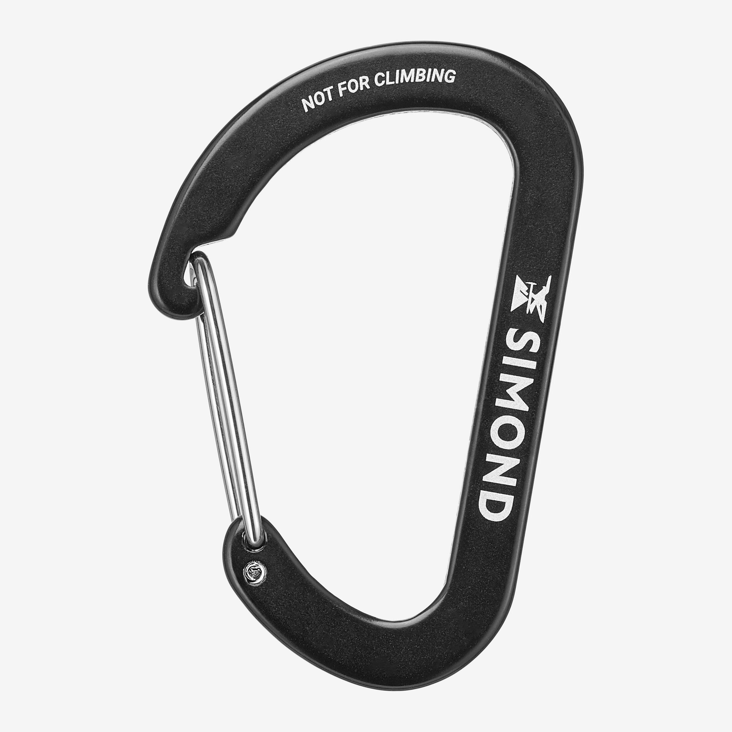 SIMOND Karabiner Aksess voor klimgordel zwart