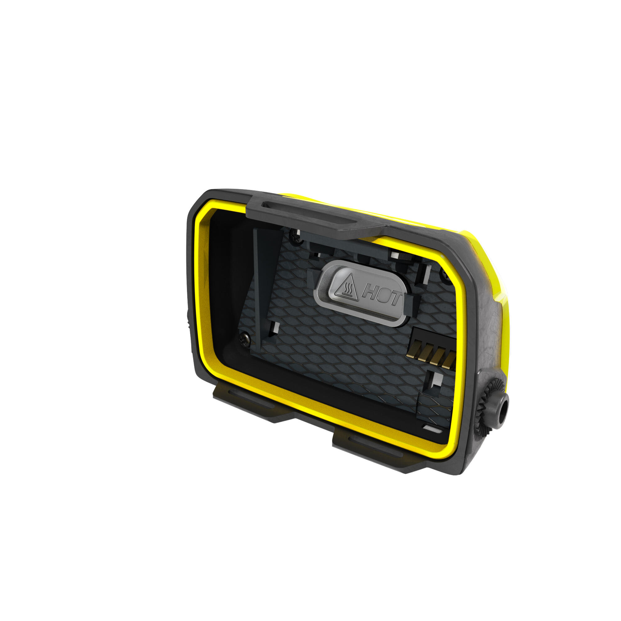 Boitier avant de remplacement pour HL900 HYBRID V2 jaune 2/2