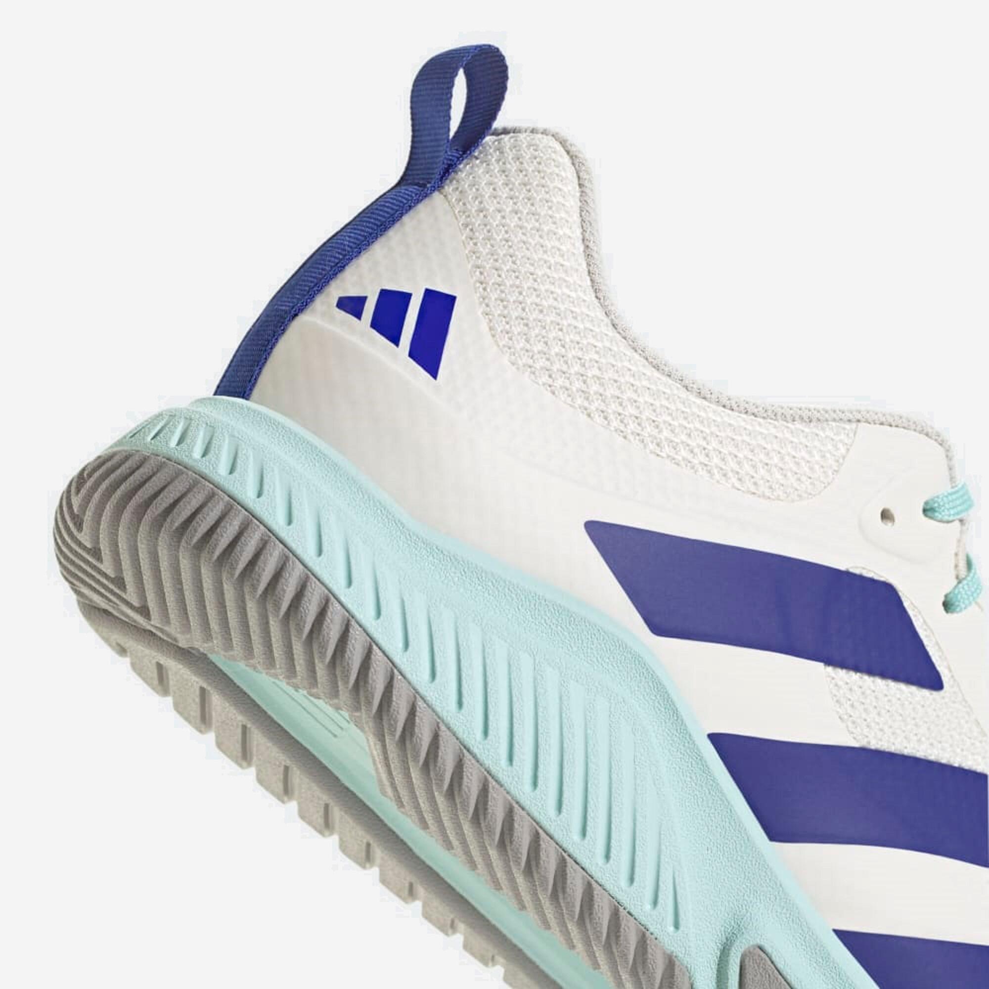 Calçado de Andebol Adulto Adidas Court Team Bounce 2.0 Branco/Azul 4/6