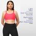 Removable pads Sports Bra Support - Pink