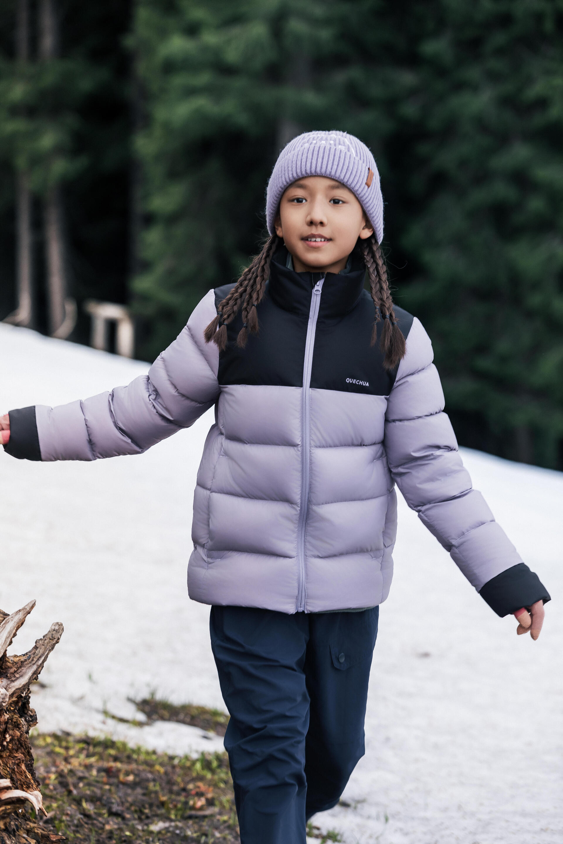 QUECHUA (ケシュア) 登山・ハイキング キッズ ダウンジャケット MH500
