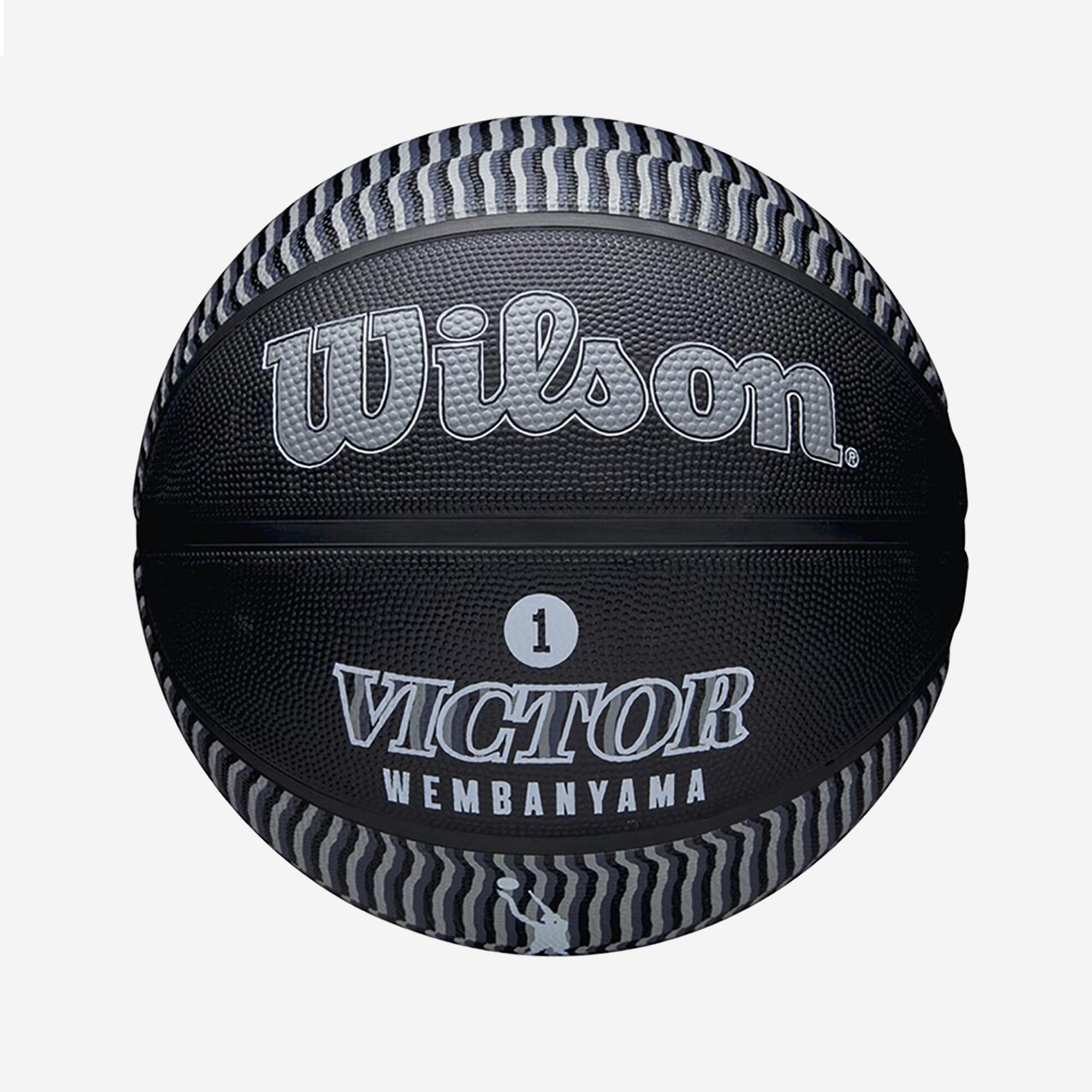 Bola de basquetebol victor wembanyama spurs tamanho 7