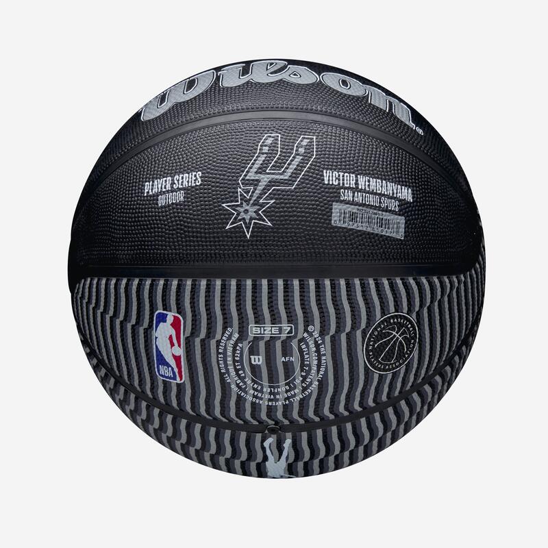 Ballon de basket taille 7 - wilson victor wembanyama - spurs