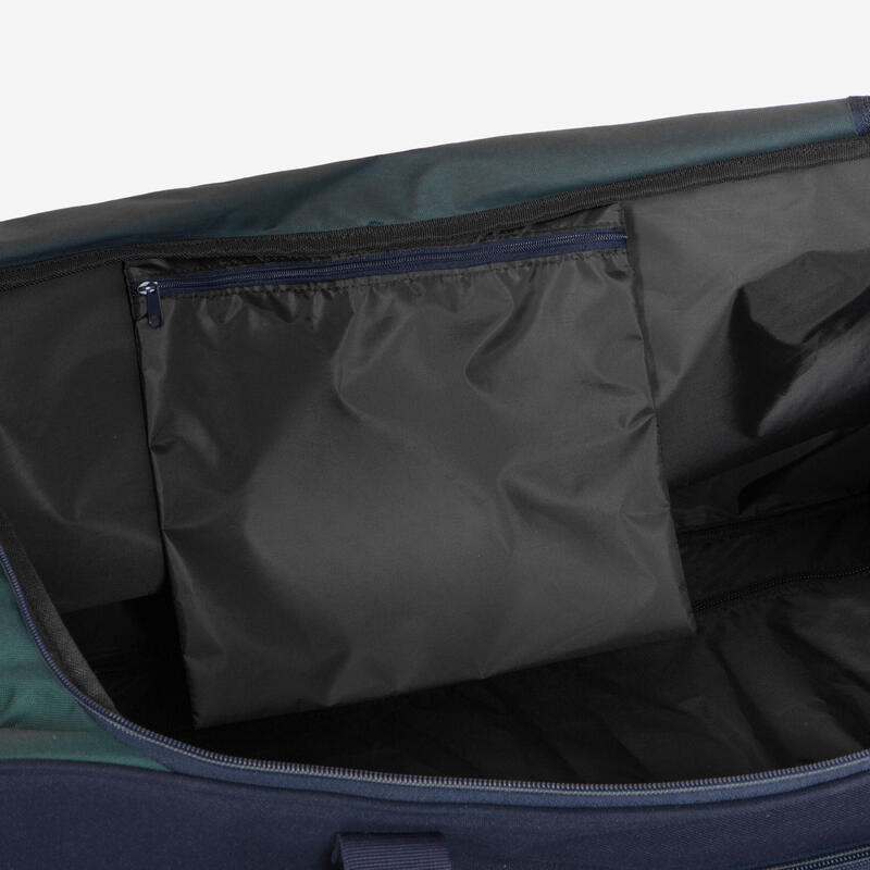 Geantă de transport Troler echitație 80 L Verde și albastru