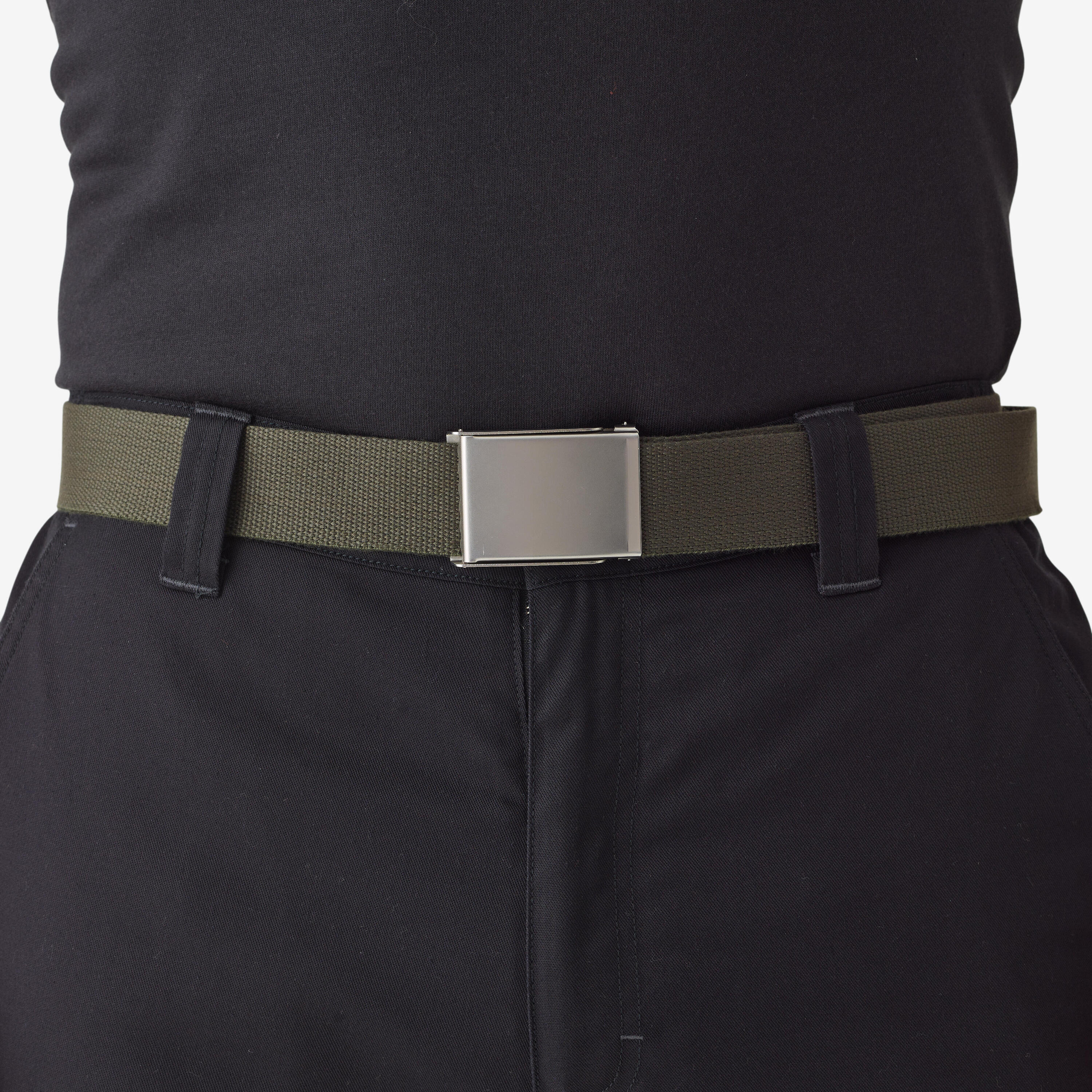 Ceinture en tissu, 100 vert 2/4