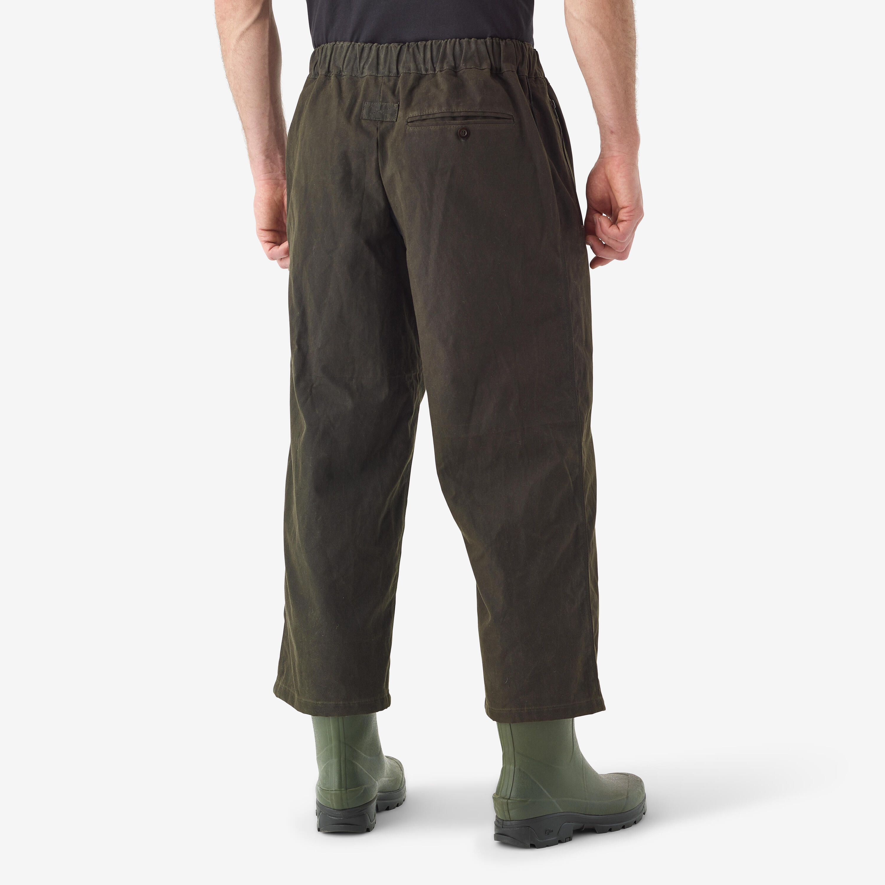 Overtrekbroek voor de jacht geolied waterdicht sterk 5/5