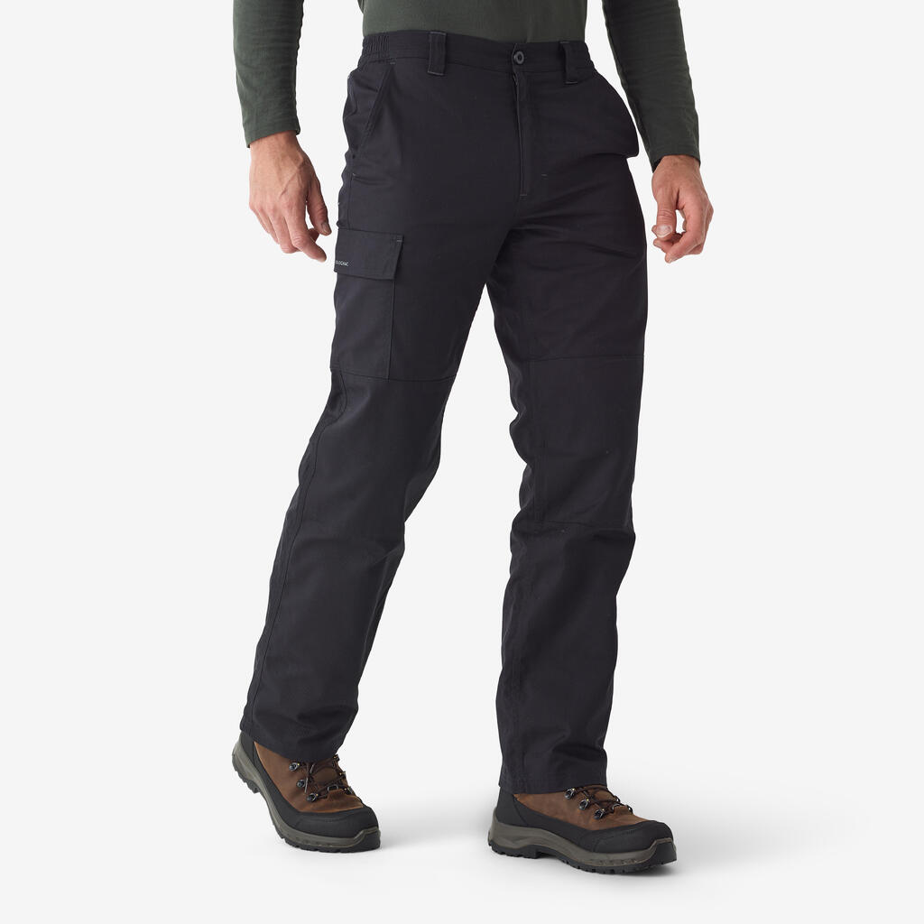 WARM CARGO TROUSERS 100 BLACK