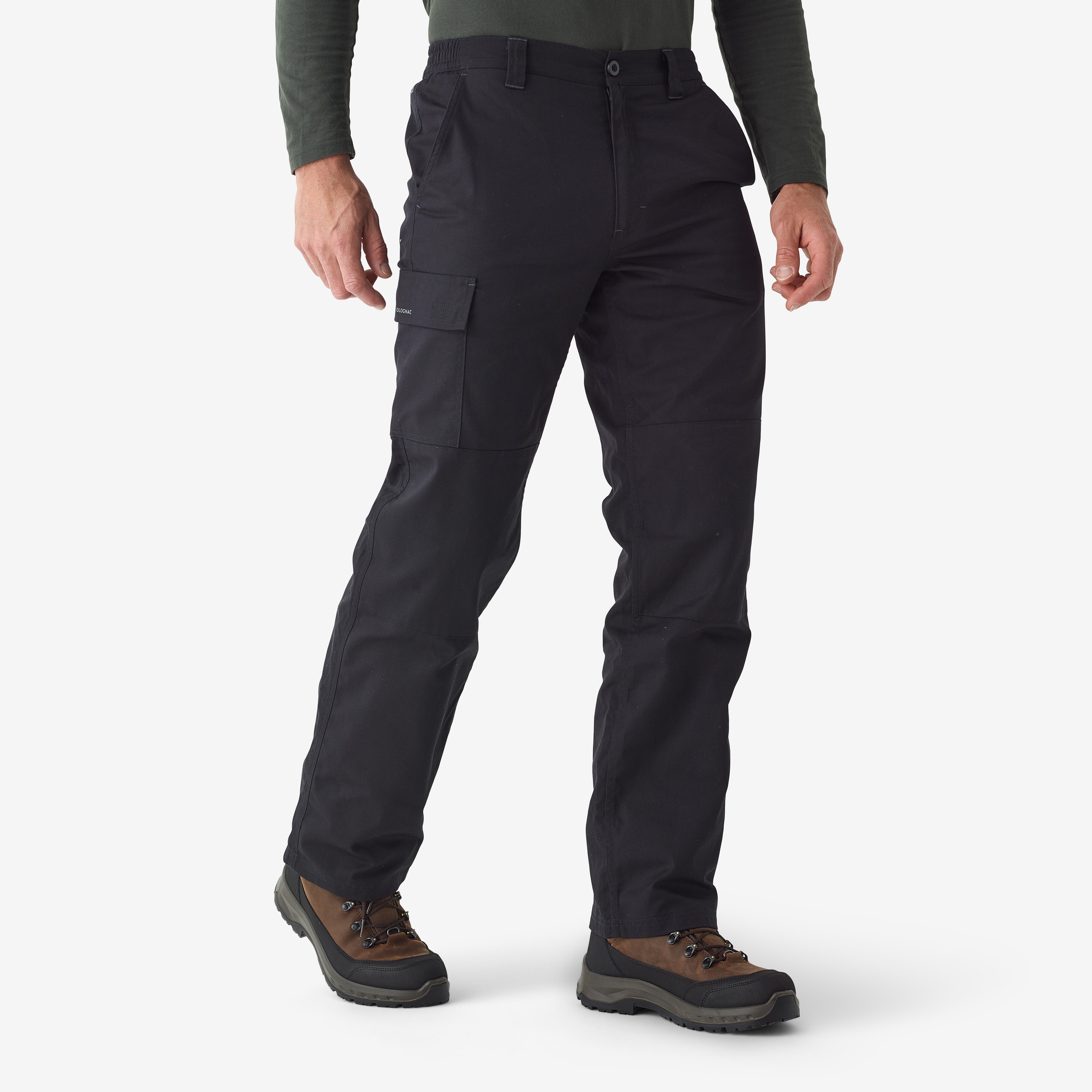 Pantalon cargo 100 Negru Bărbați