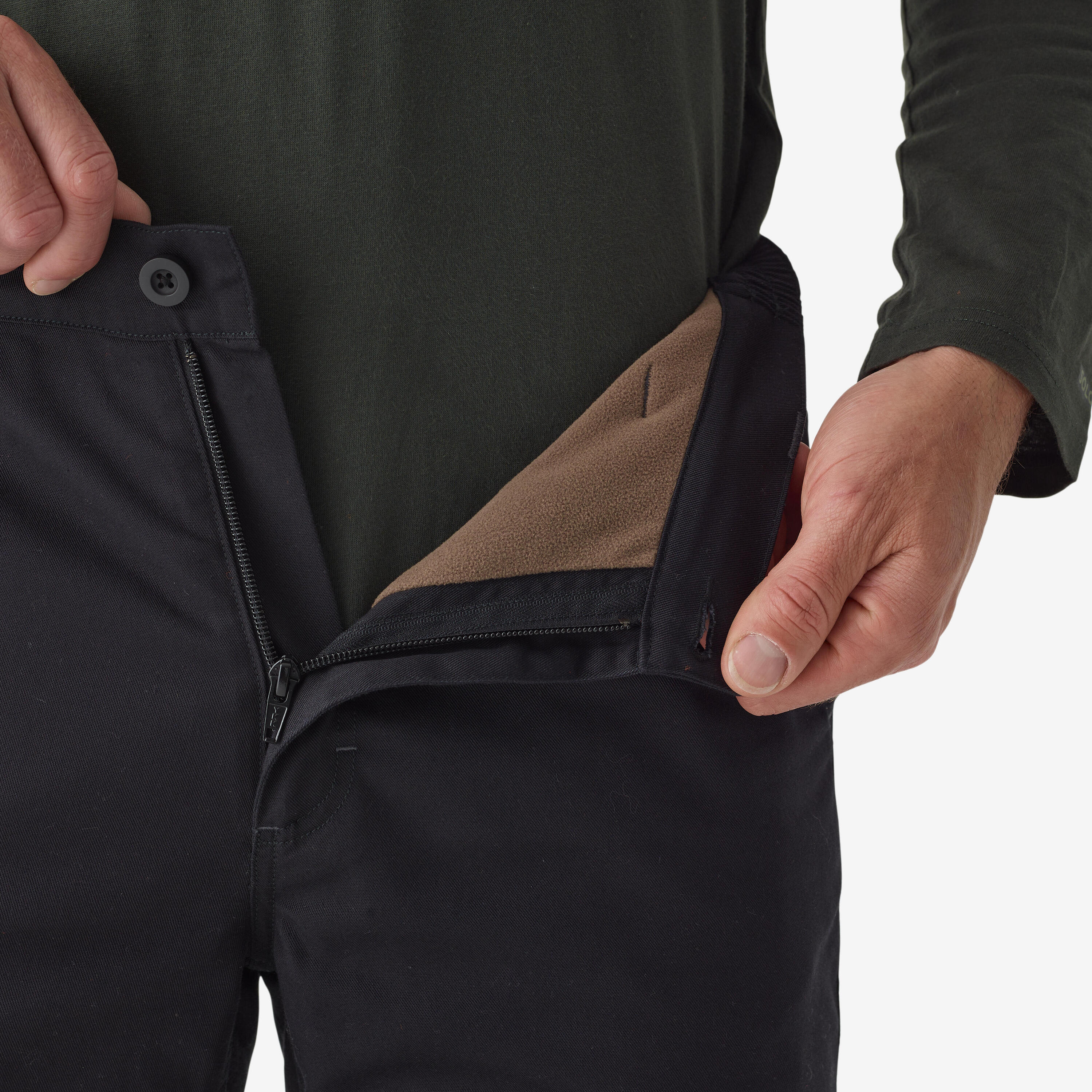 Seconde vie - PANTALON CARGO CHAUD 100 NOIR 3/6