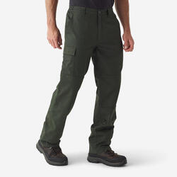 PANTALON CARGO CHAUD 100 NOIR