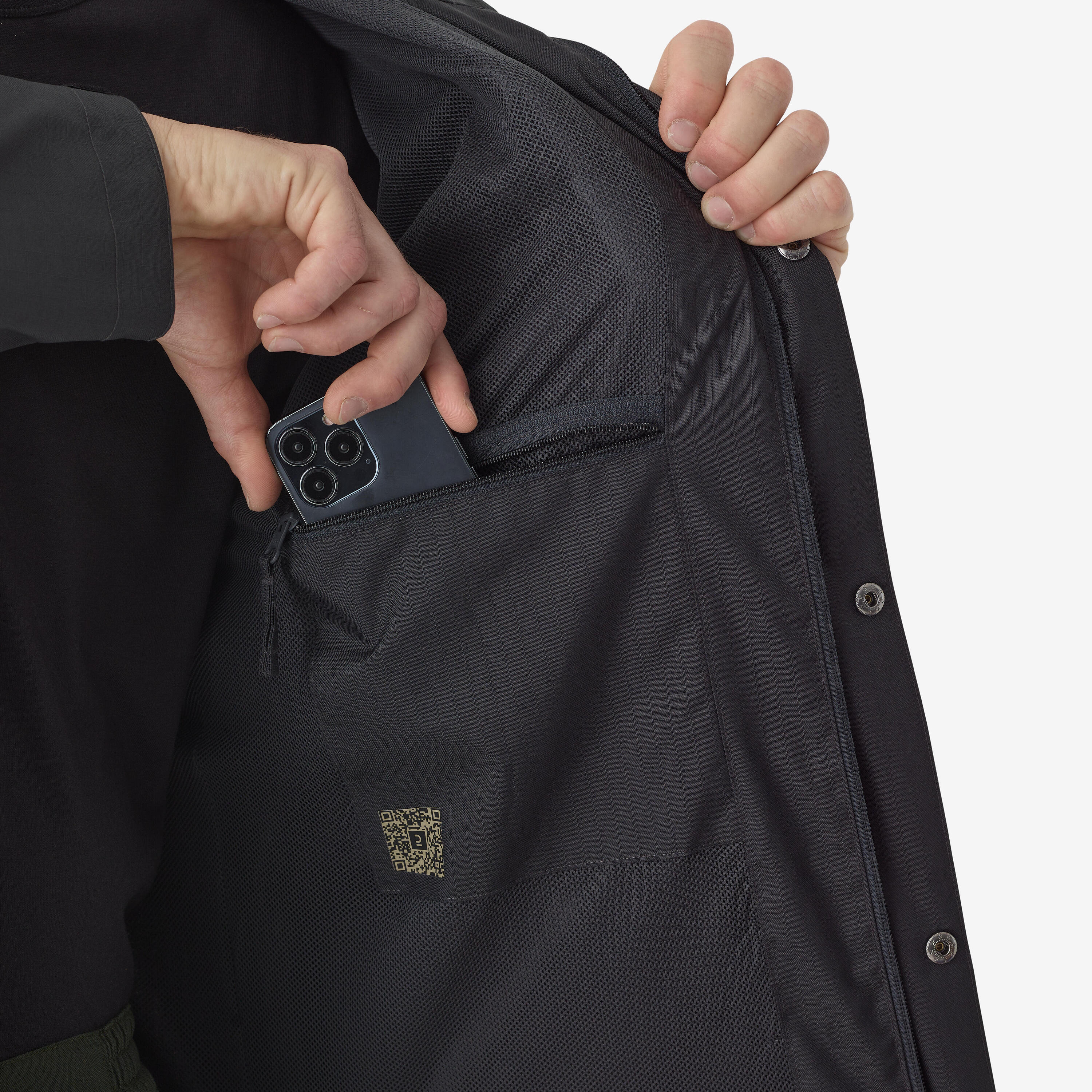 Veste de chasse & pêche 500 Grise 10/11