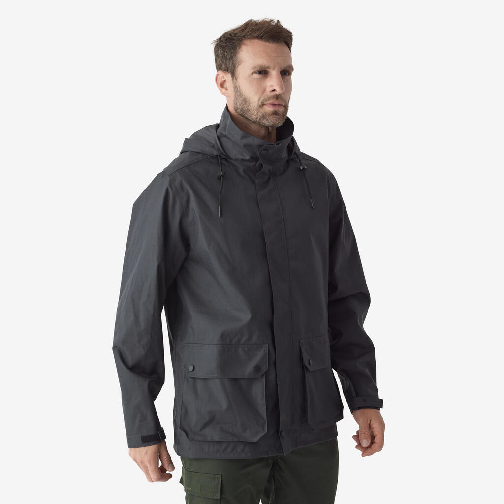 Hunting & fishing jacket 500 Grey