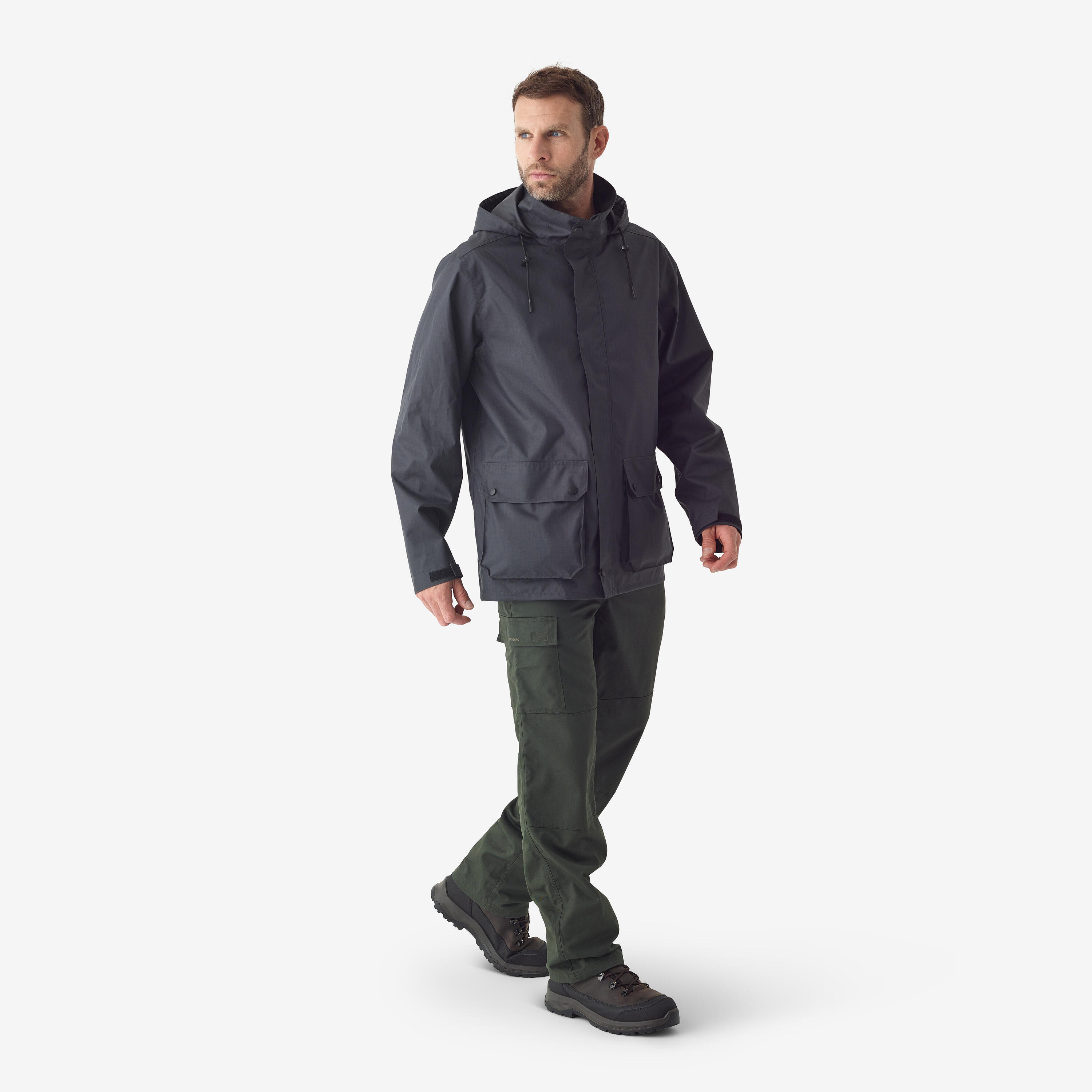 Veste de chasse & pêche 500 Grise 2/11