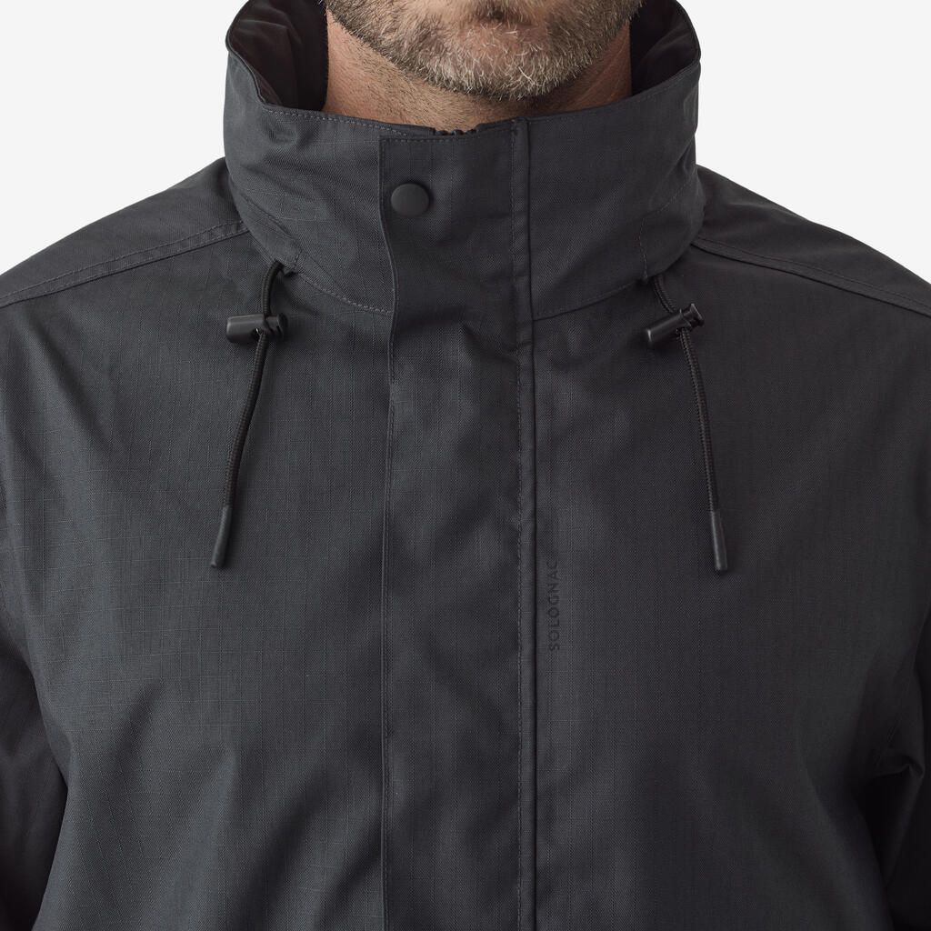 Hunting & fishing jacket 500 Grey