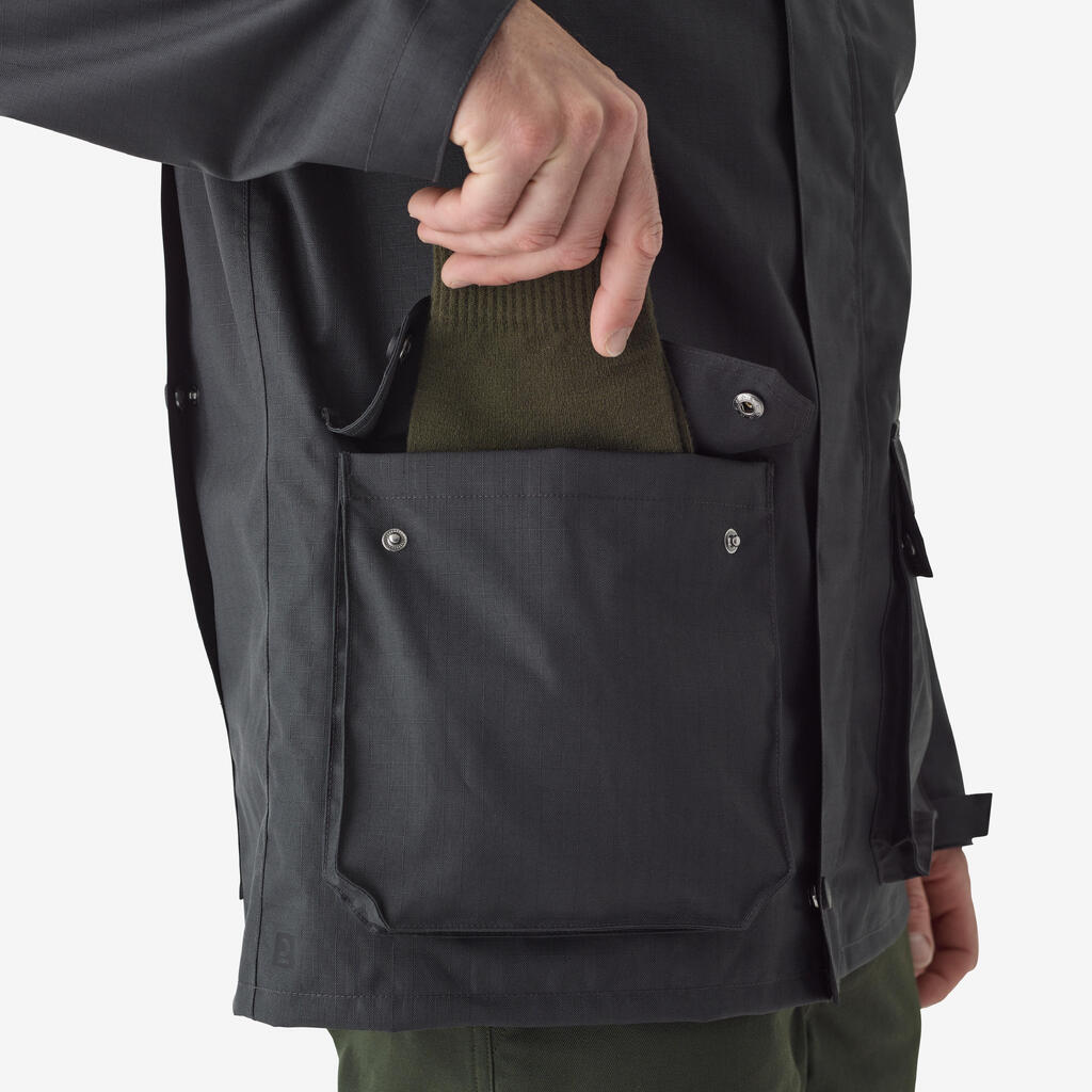 Hunting & fishing jacket 500 Grey
