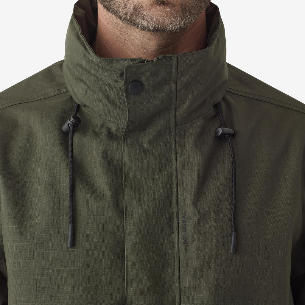 Hunting & fishing jacket 500 Grey