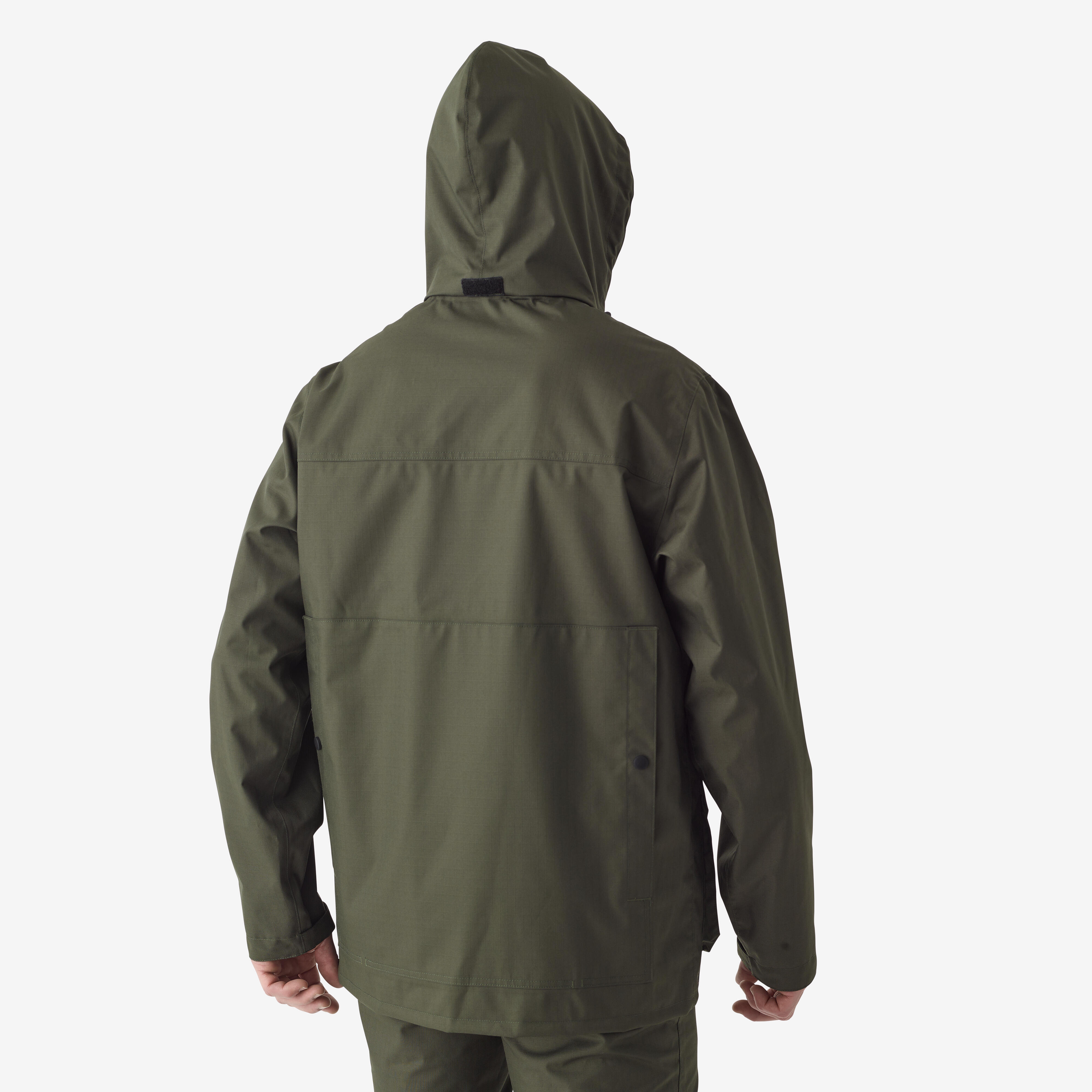Manteau imperméable – 500 vert - SOLOGNAC