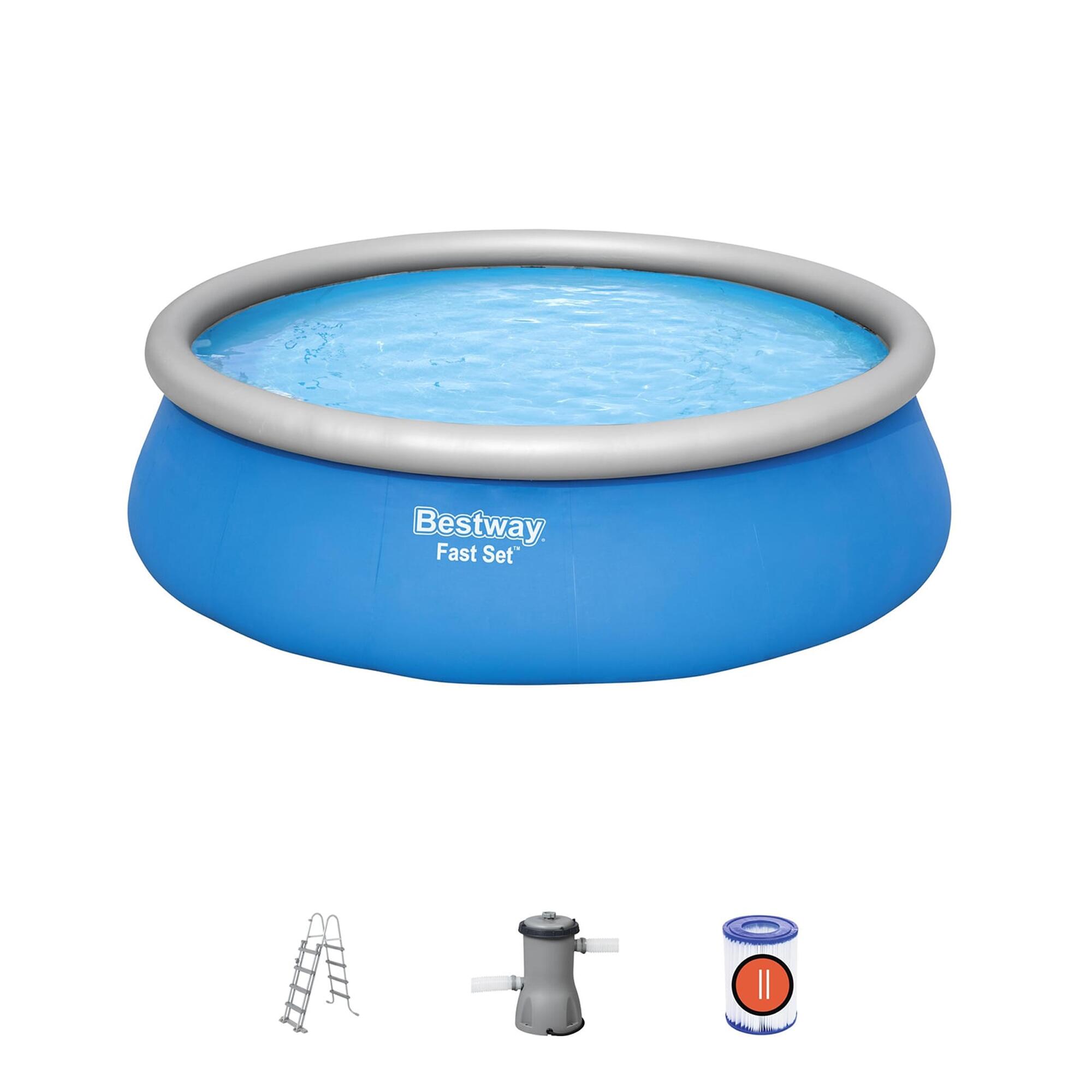 Second Life - Piscina Inflable Circular Fast Set Bestway 4,57 x 1,22 m 2/5