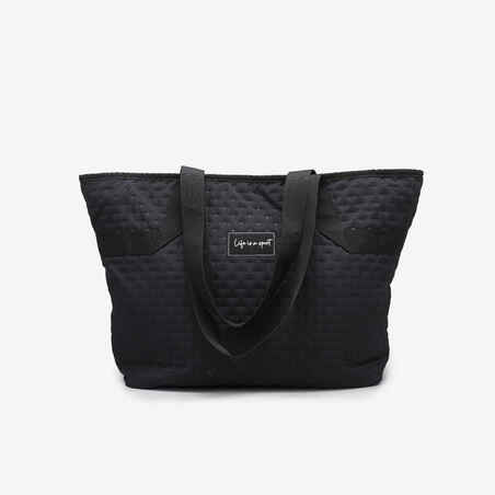 Bolsa Mujer Negro Bolsillos 25 l