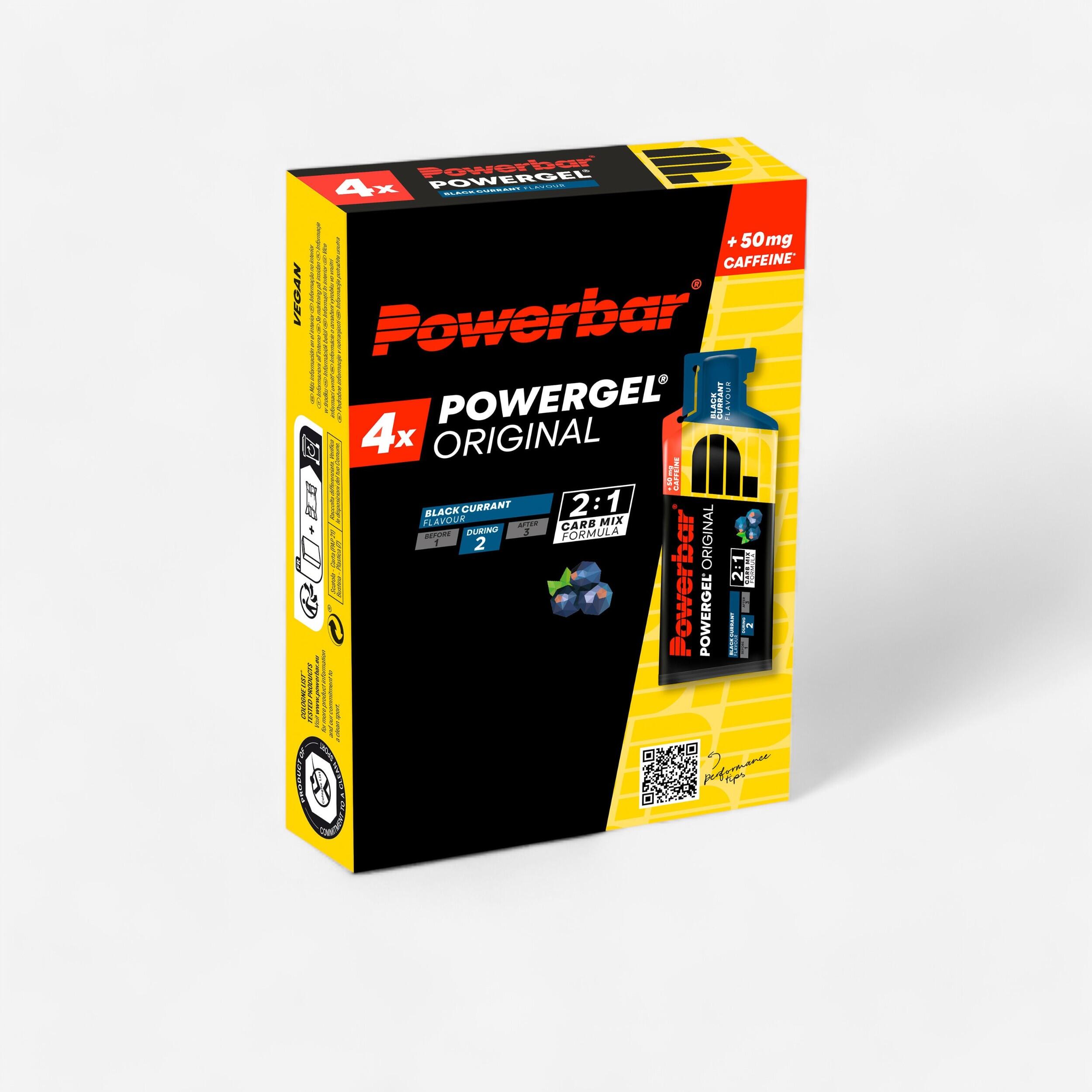 POWERBAR Energy Gel Multipack schwarze Johannisbeere 4 × 41 g