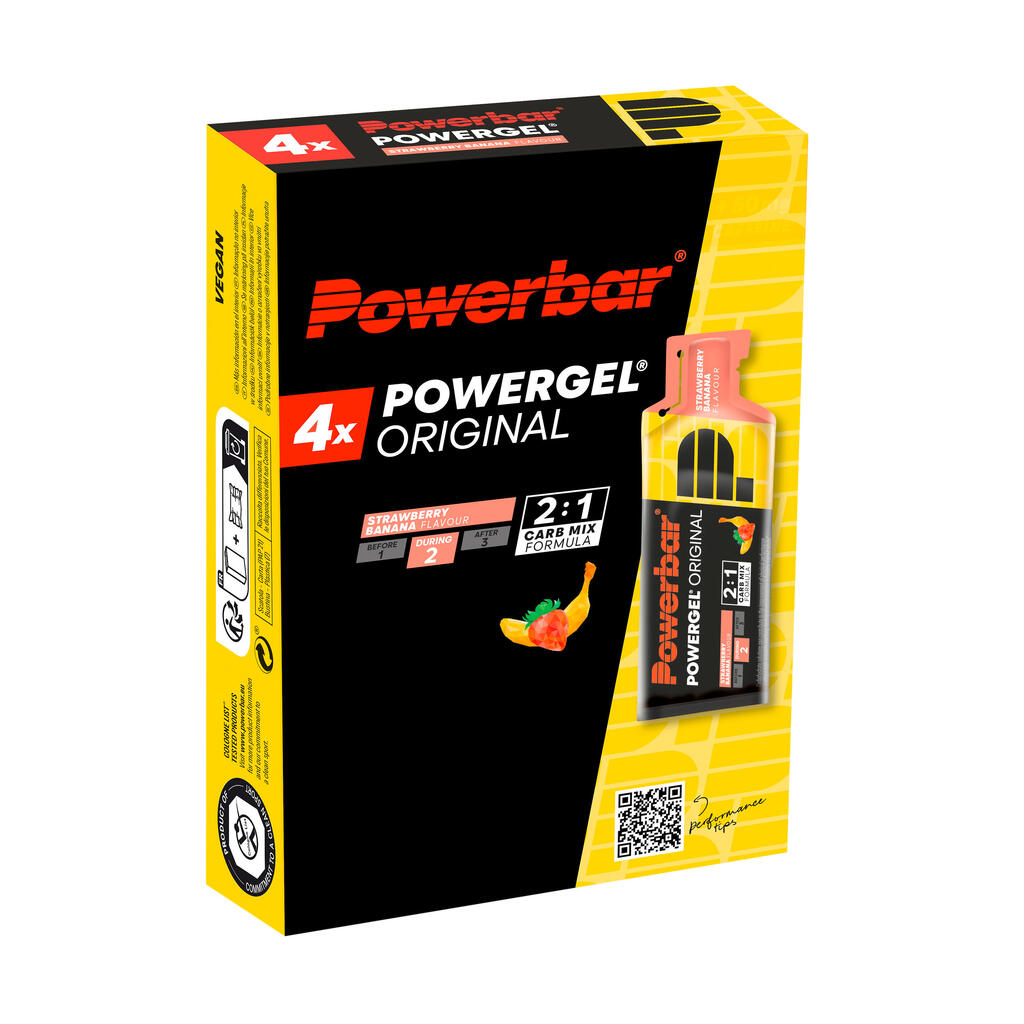 Energygel Powergel Erdbeere/Banane 4 x 41 g