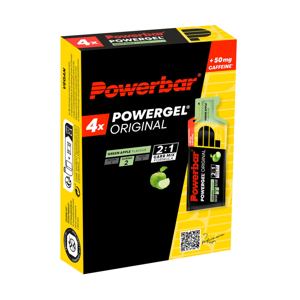 Energinė želė „Power Gel“, 4 x 41 g, obuolių skonio