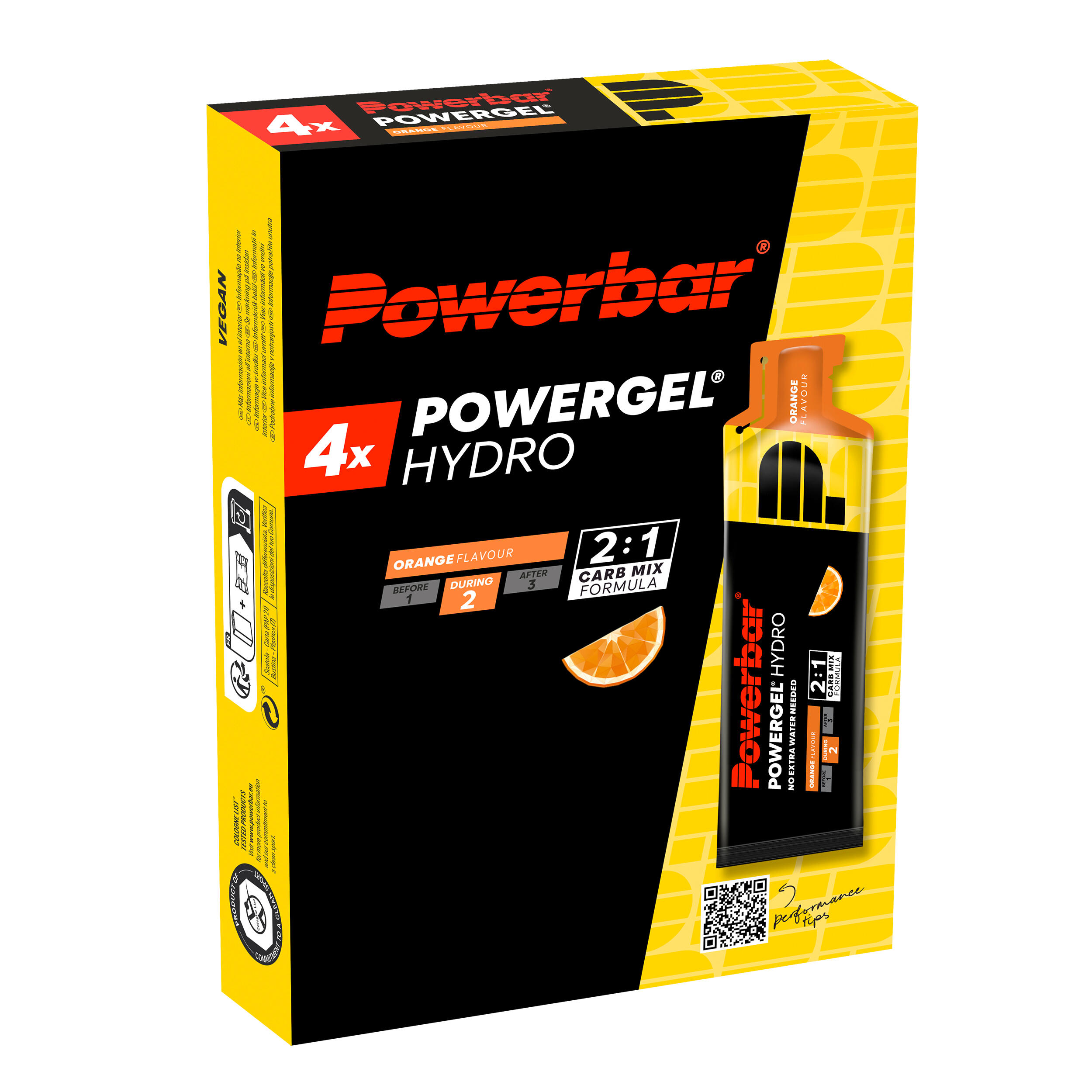 Powerbar Multipack (x4) Hydro Gel Arancione