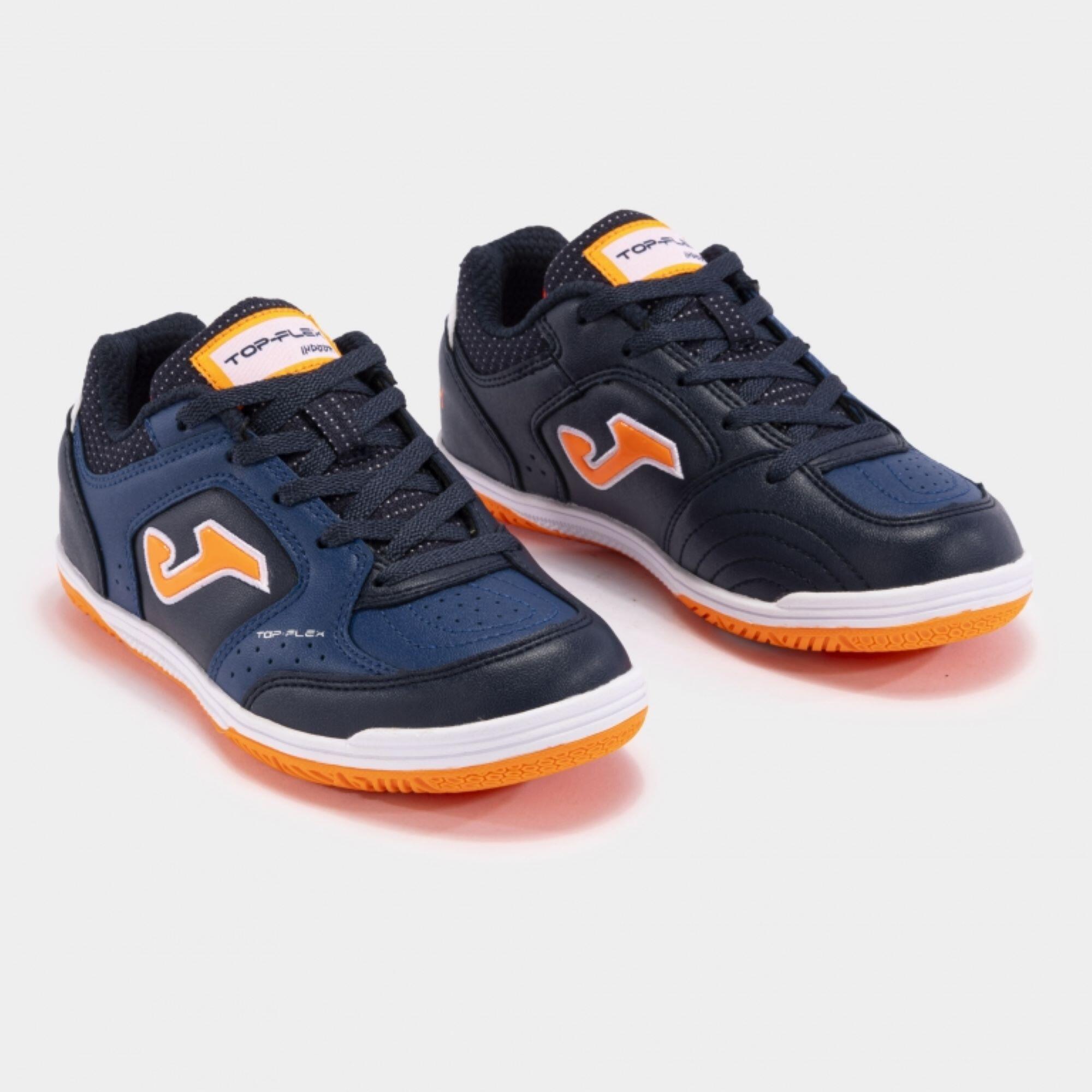 Scarpe futsal bambino Joma TOP FLEX blu 3/5