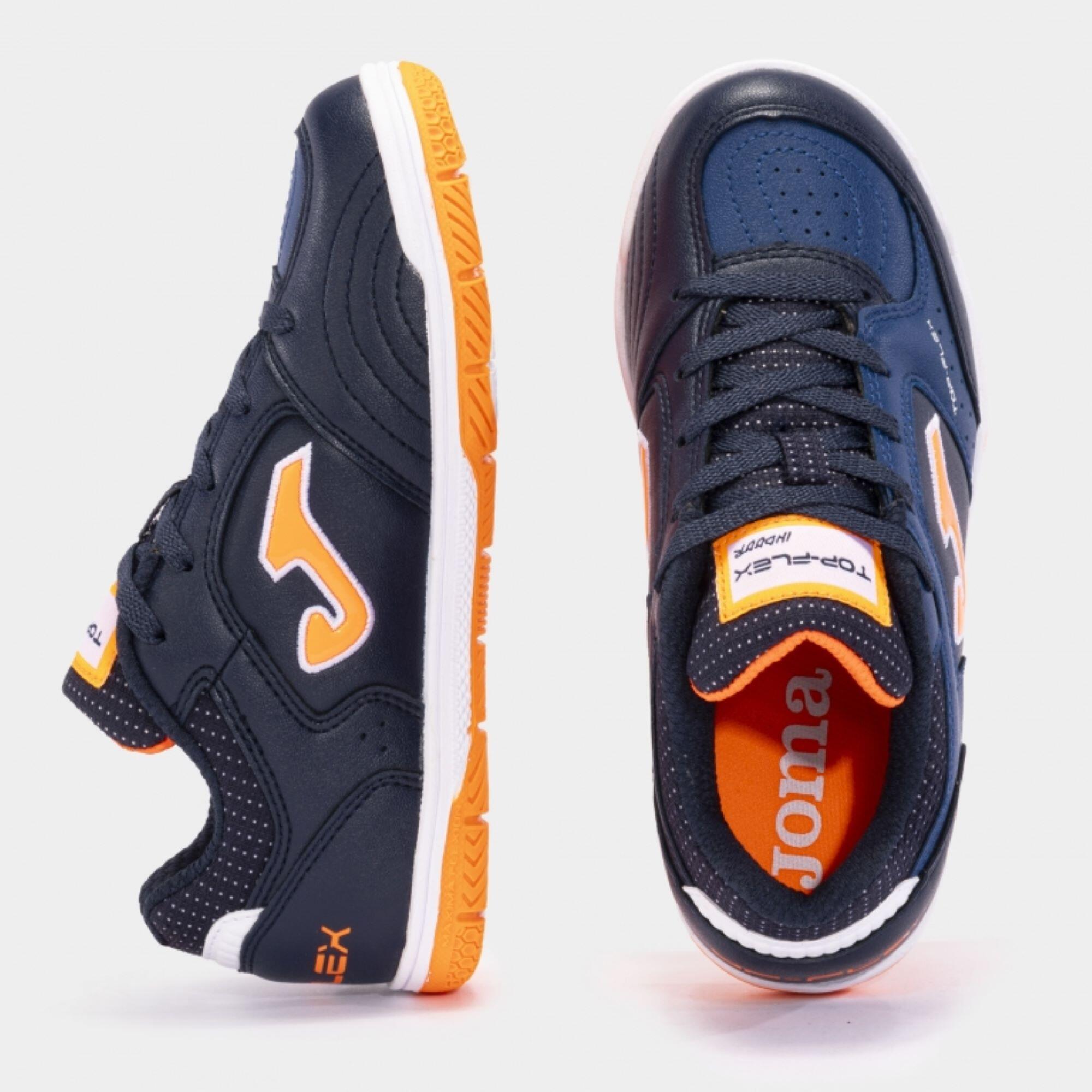 Scarpe futsal bambino Joma TOP FLEX blu 5/5