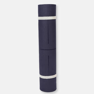 Yoga Mat 8mm Thick, Anti-Slip Foam, 200 x 75 cm with Carry Strap - Comet Blue