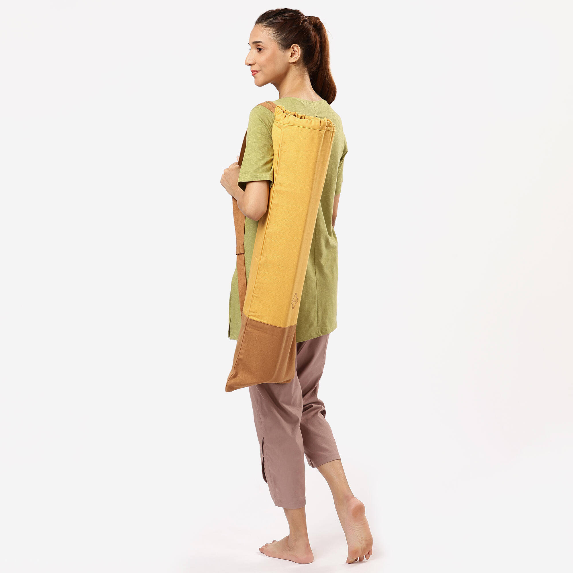 Cotton Yoga Mat Bag -  1