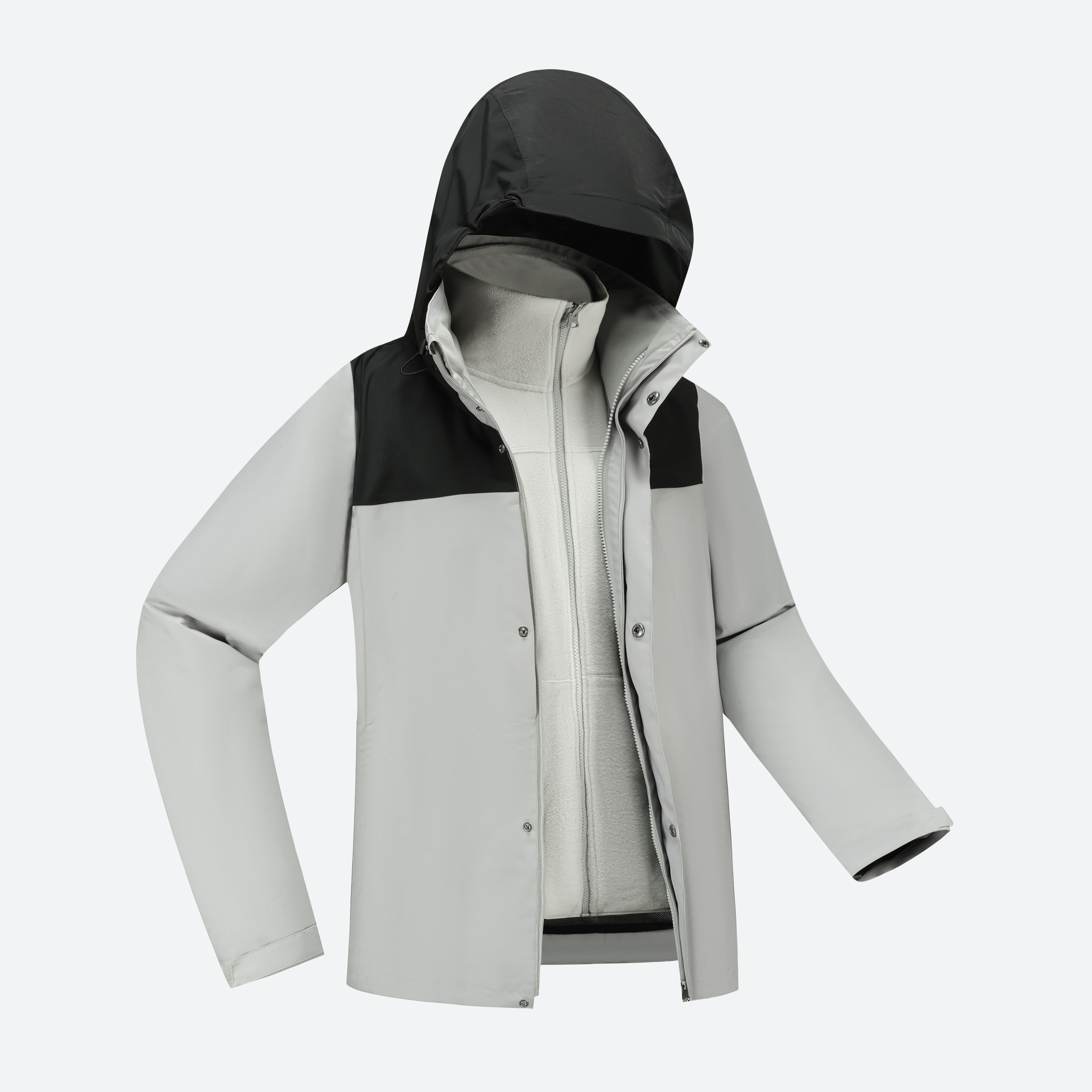 QUECHUA (ケシュア) 登山・ハイキング メンズ ジャケット 3WAY 防水 0