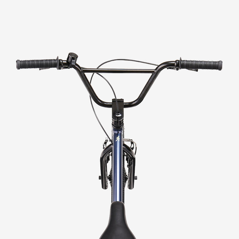 Bicicletă BMX Wipe 500 20" albastru 135-160 cm