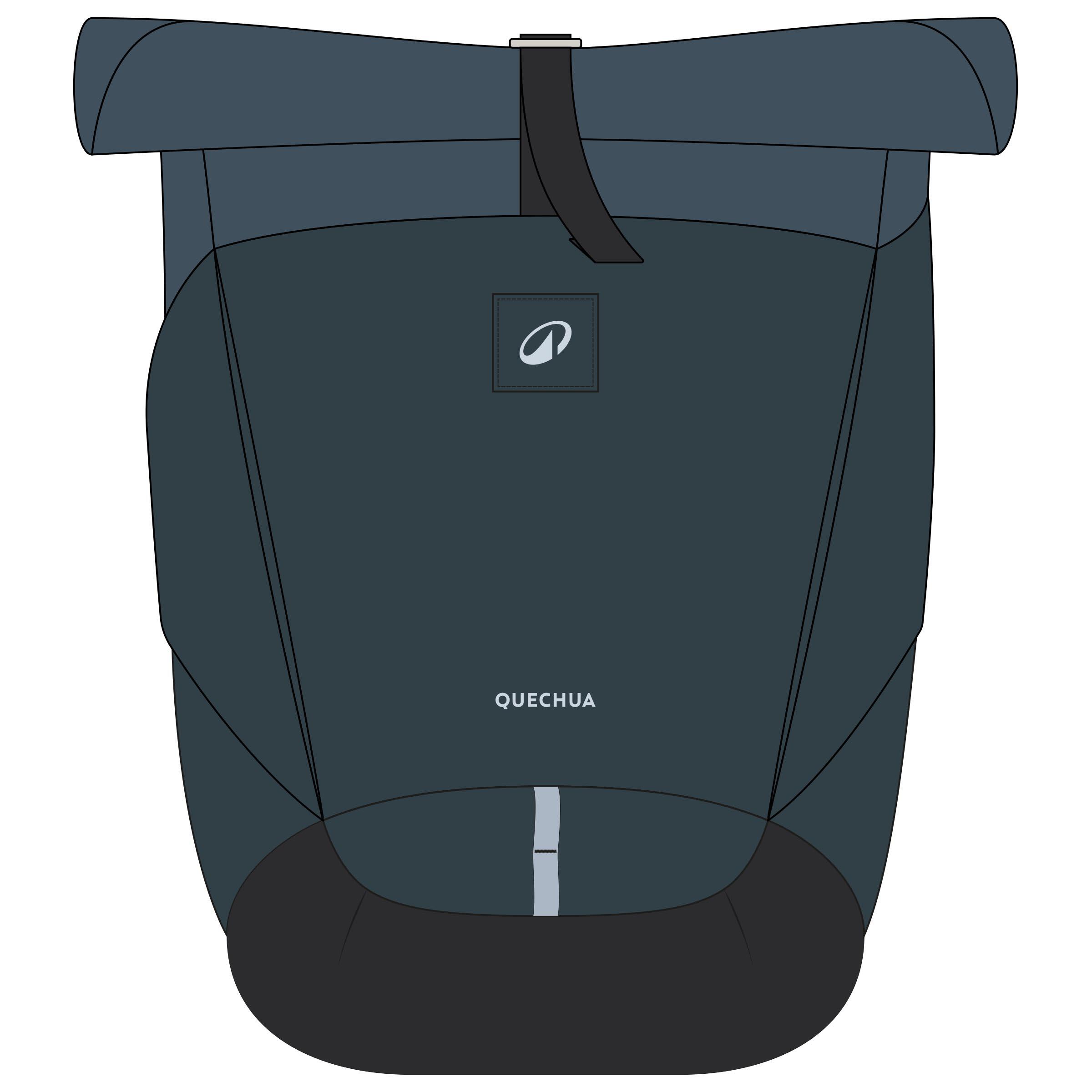 Mochila de senderismo con apertura rolltop de 16+4 L verde Escape 500 12/18