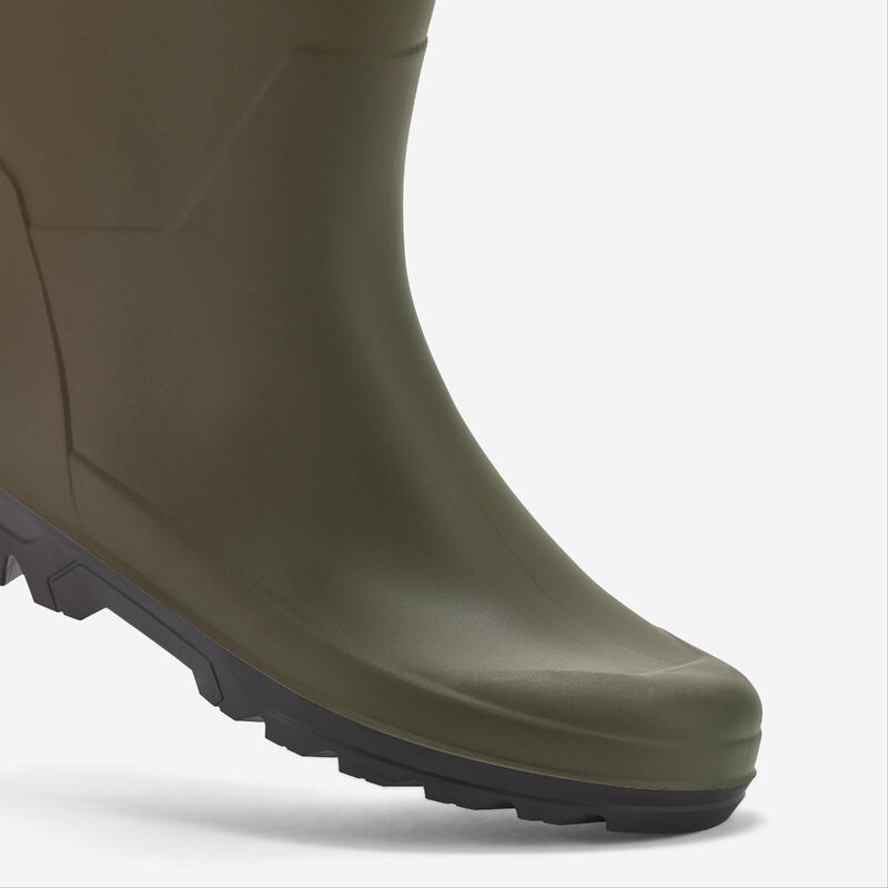 Botas Lluvia Solognac Land 100 Adulto Cortas Impermeables Ligeras