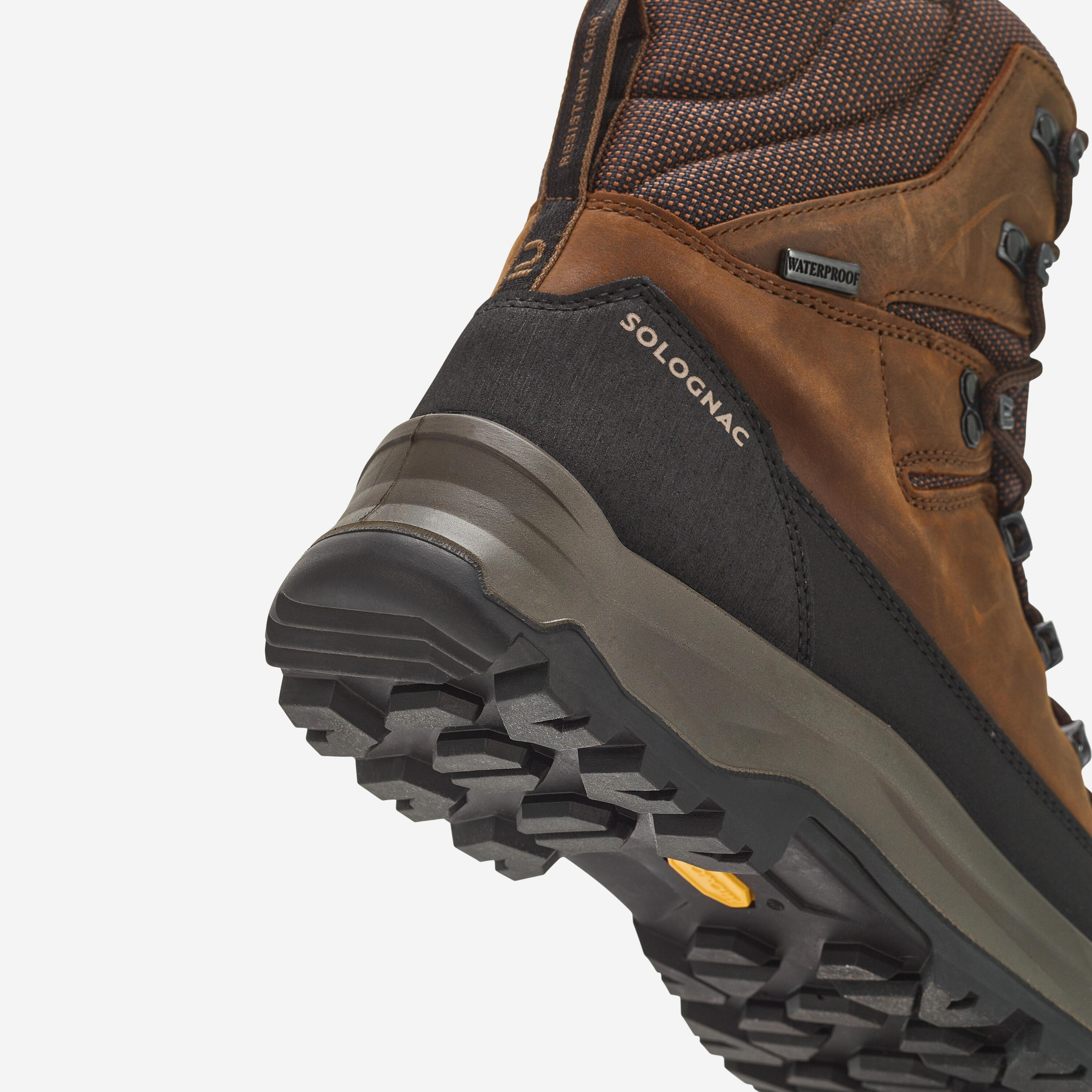 Jagdstiefel Crosshunt 500 V2 wasserdicht strapazierfähig braun  11/16
