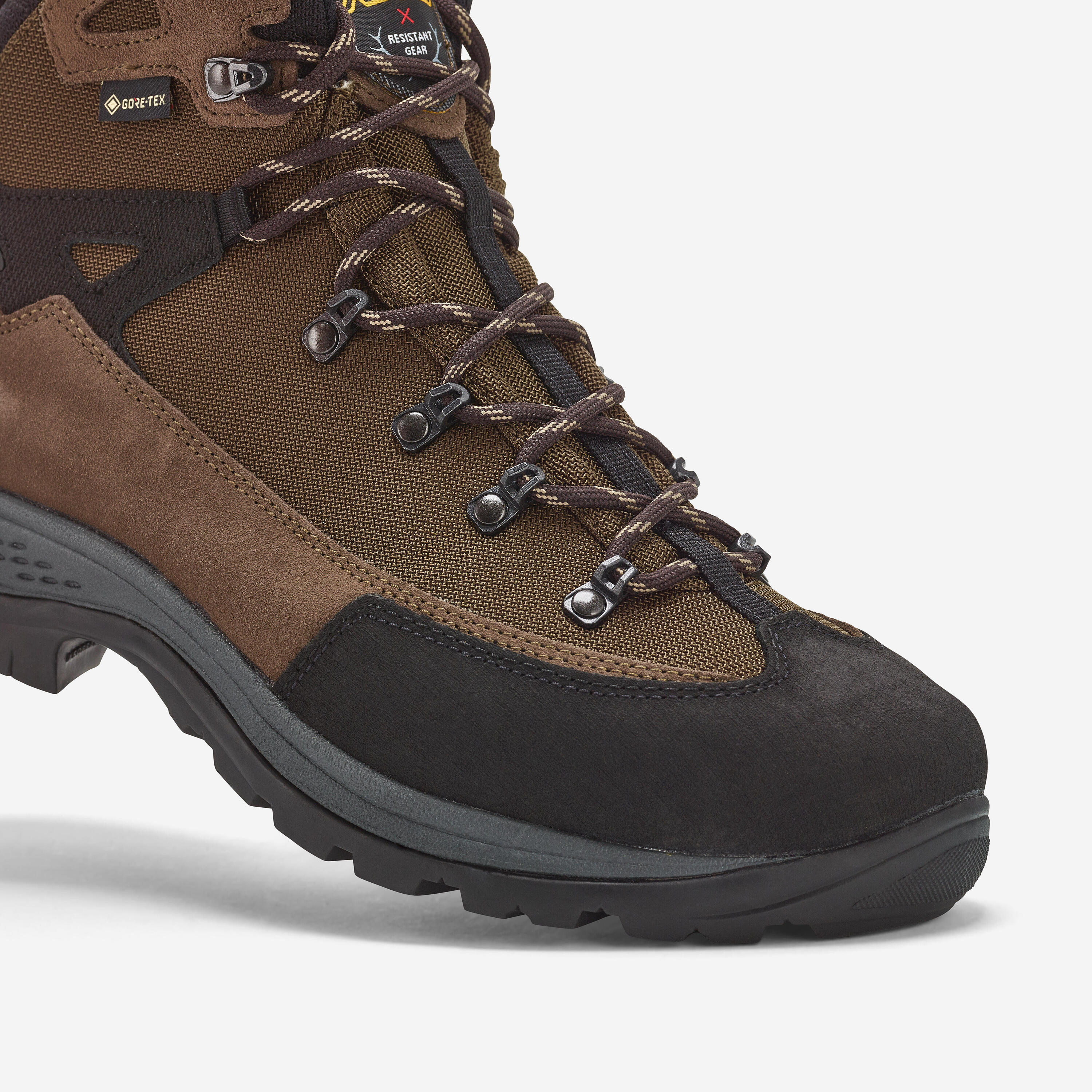 Chaussures Chasse Imperméables homme Asolo X-Hunt Land Gore-tex Vibram V2 marron 4/6