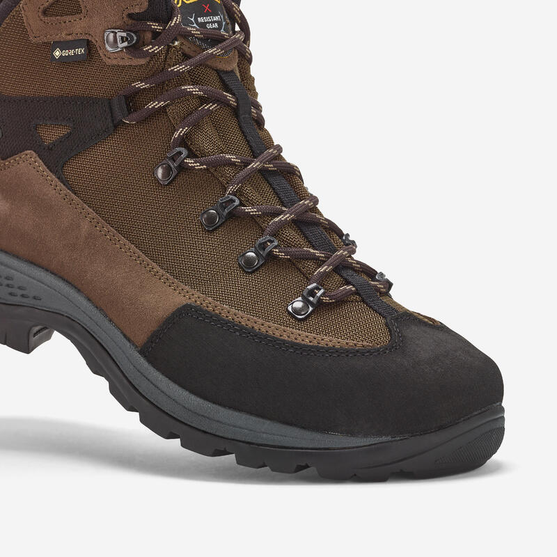 Waterdichte jachtschoenen heren X-Hunt Land Gore-tex Vibram V2 bruin