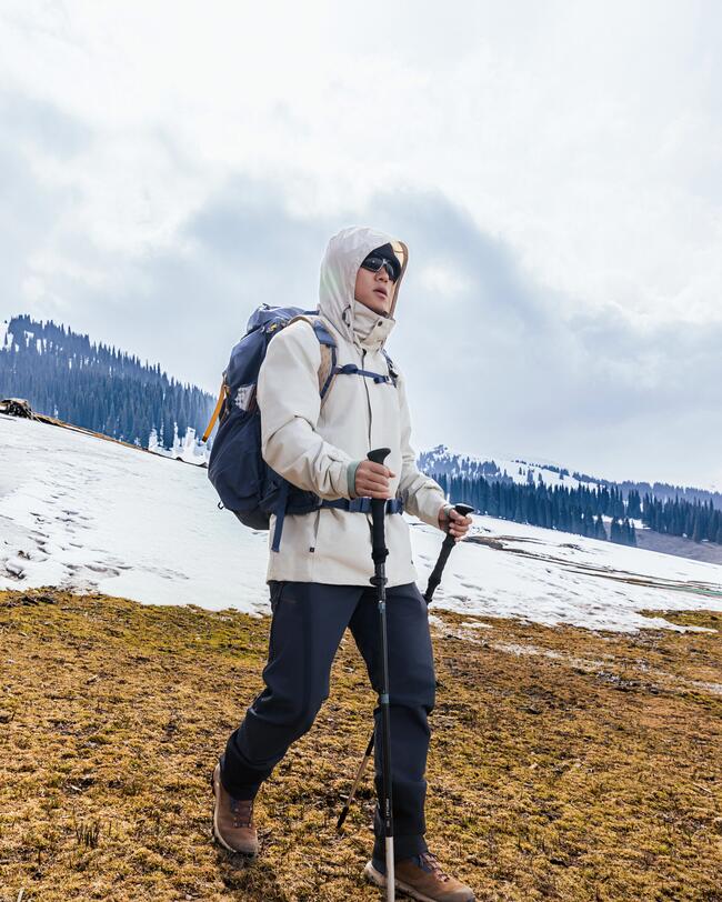 Pantalon de randonnée -18°C déperlant homme, NH100 vert QUECHUA