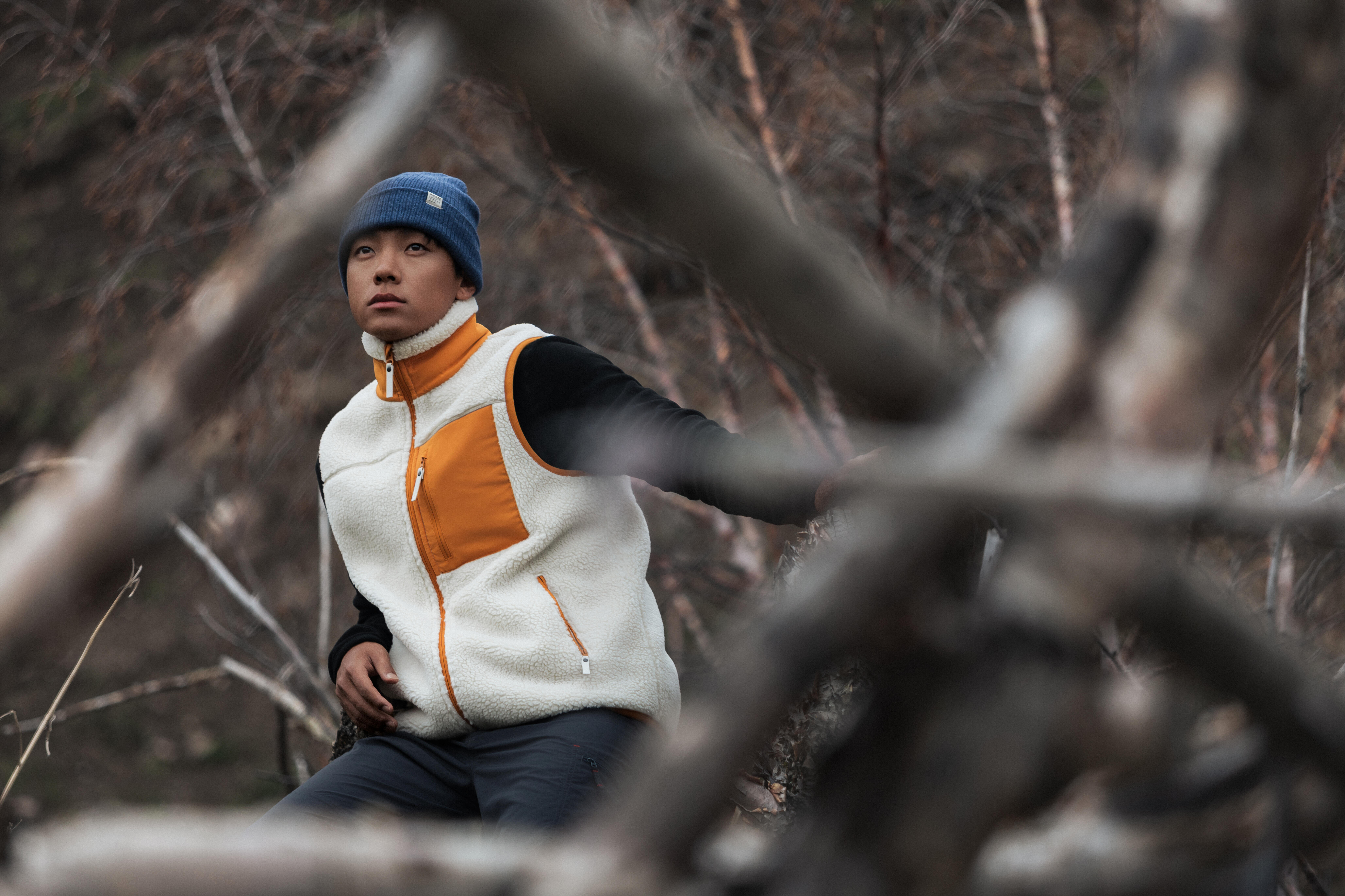 MEN'S WARM FLEECE GILET SH900