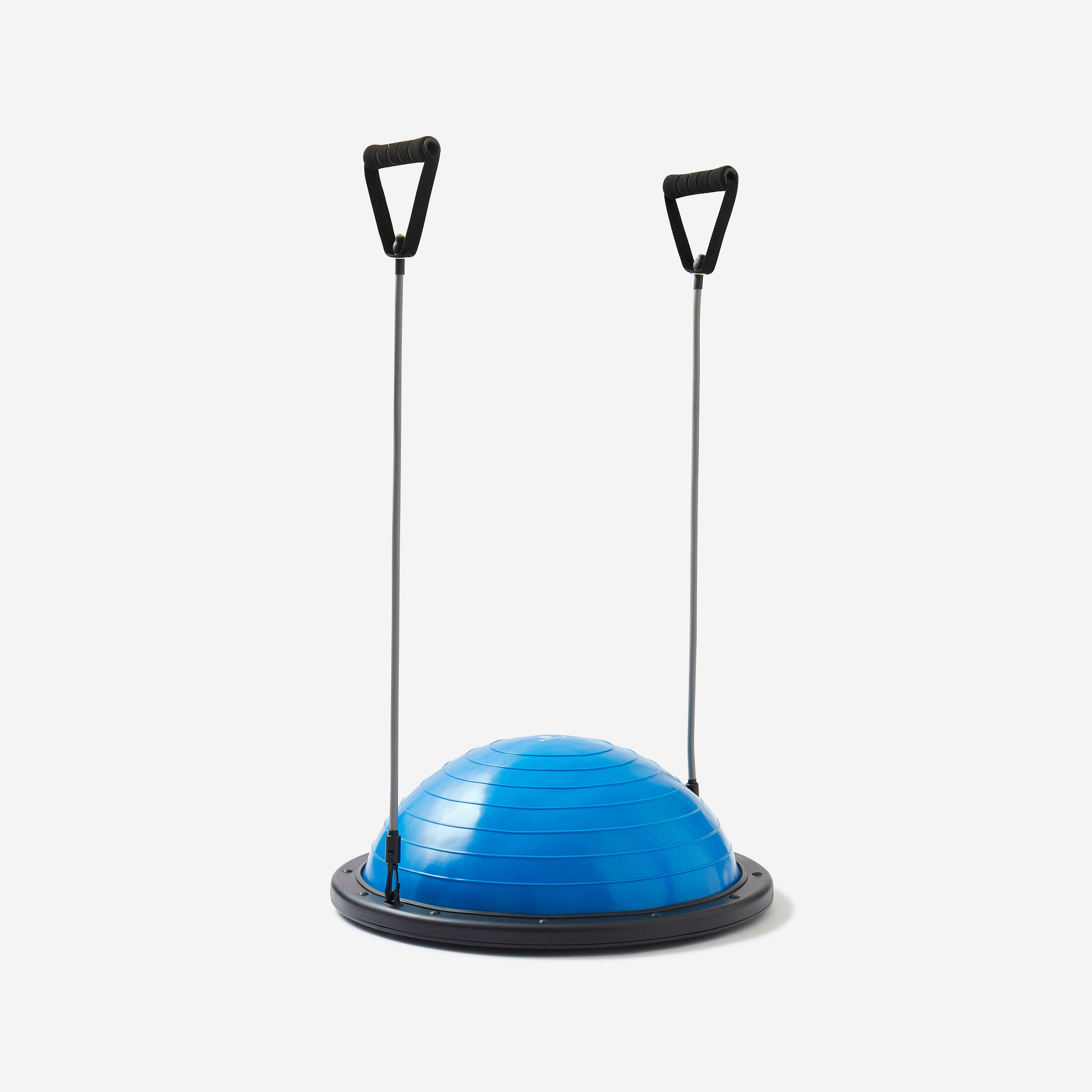 Gym Bosu ball Reversible Balance Station 900 + Resistance Bands - Blue -  3