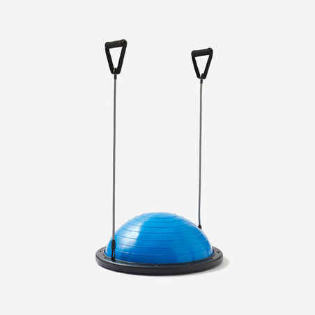 Fitness Reversible Balance Station + Resistance Band - Blue